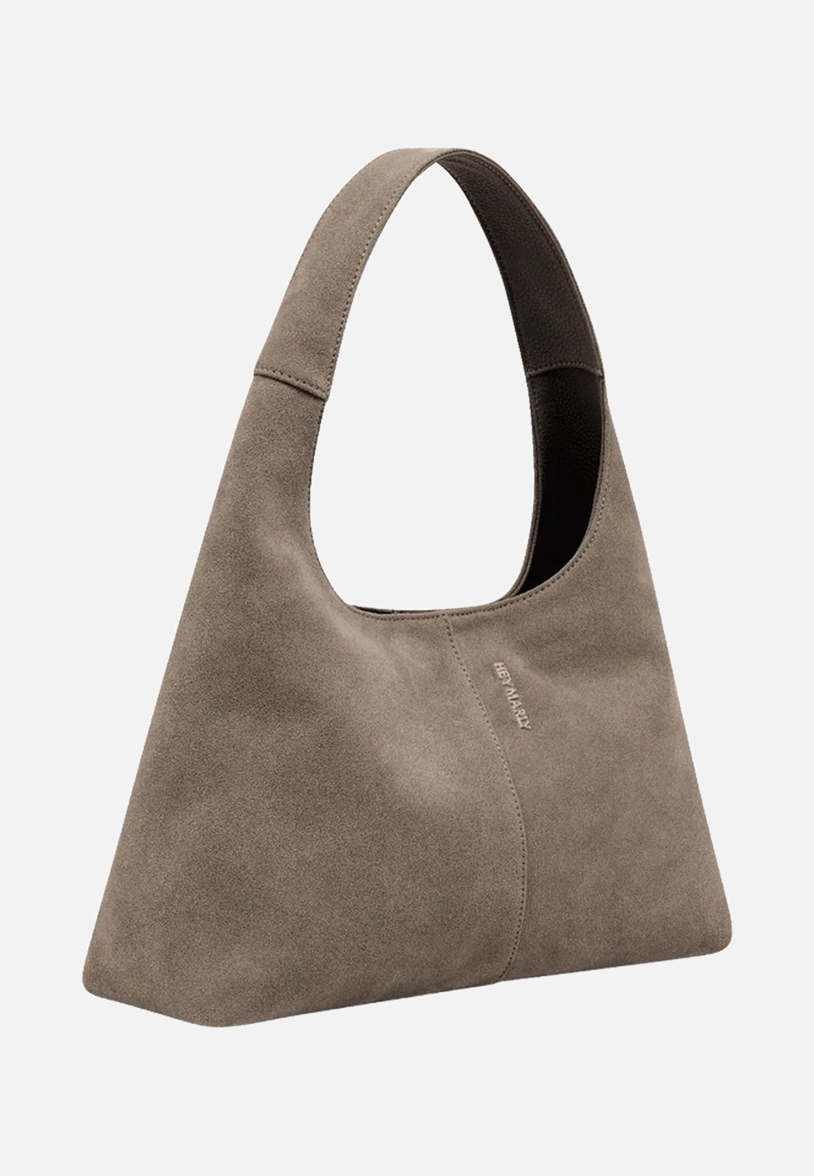 Hey Marly Alltime Lover ReSuede M Mocha Hobo Bag