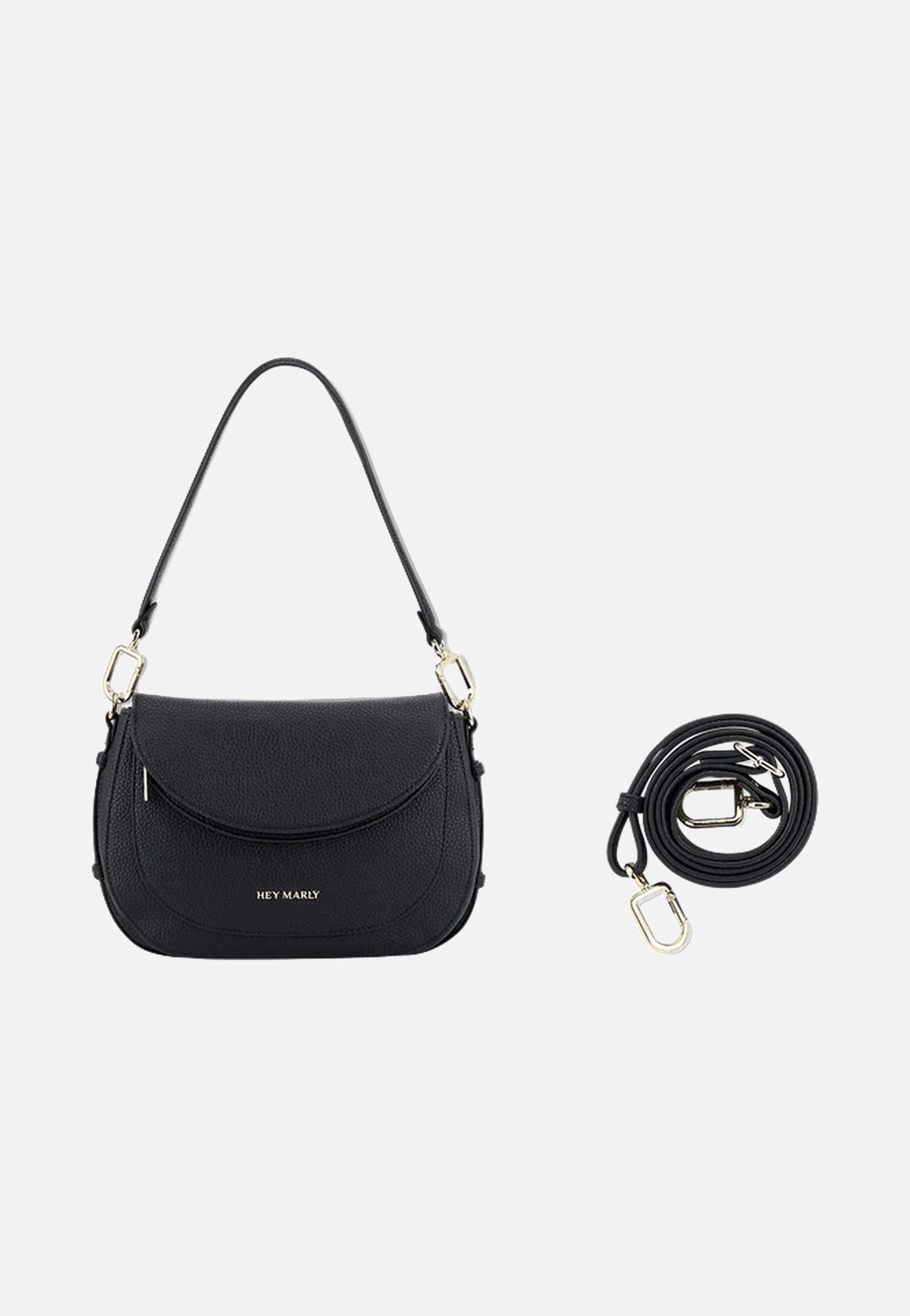 Hey Marly Big Sister Black Crossbody Bag