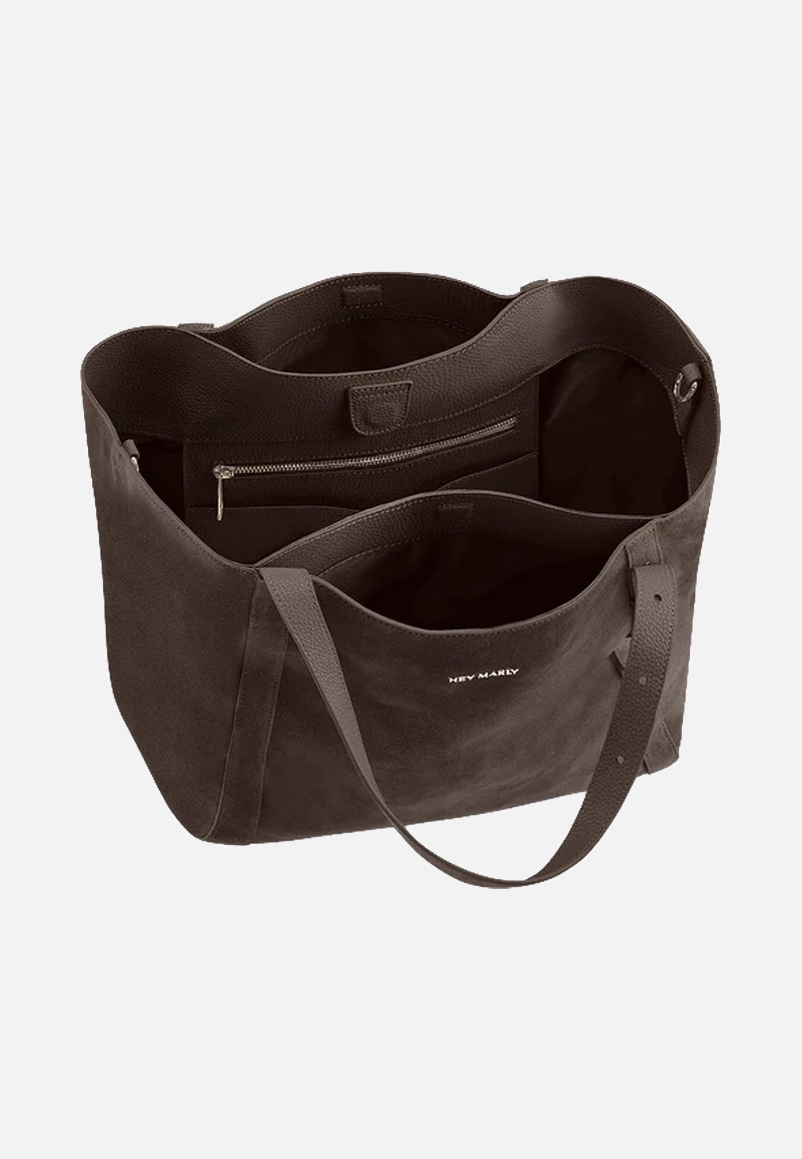 Hey Marly Pretty Wonder Suede Coffee Shopper