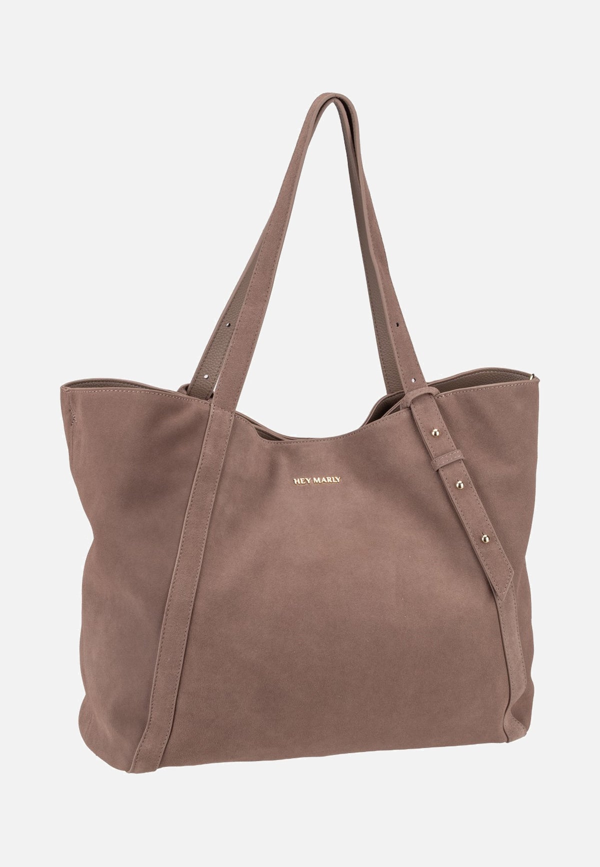 Hey Marly Pretty Wonder Suede Mocha Shopper