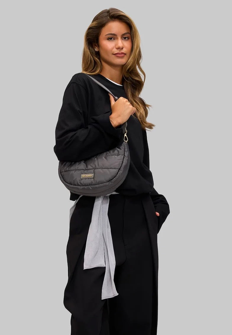 Hey Marly Lifetime Buddy S Grey Crossbody Bag