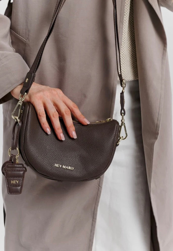 Hey Marly Sporty Sister Coffee Crossbody Bag