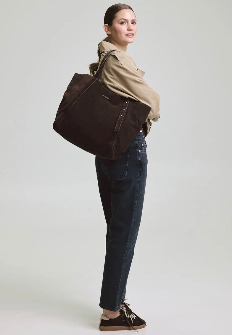 Hey Marly Pretty Wonder Suede Coffee Shopper