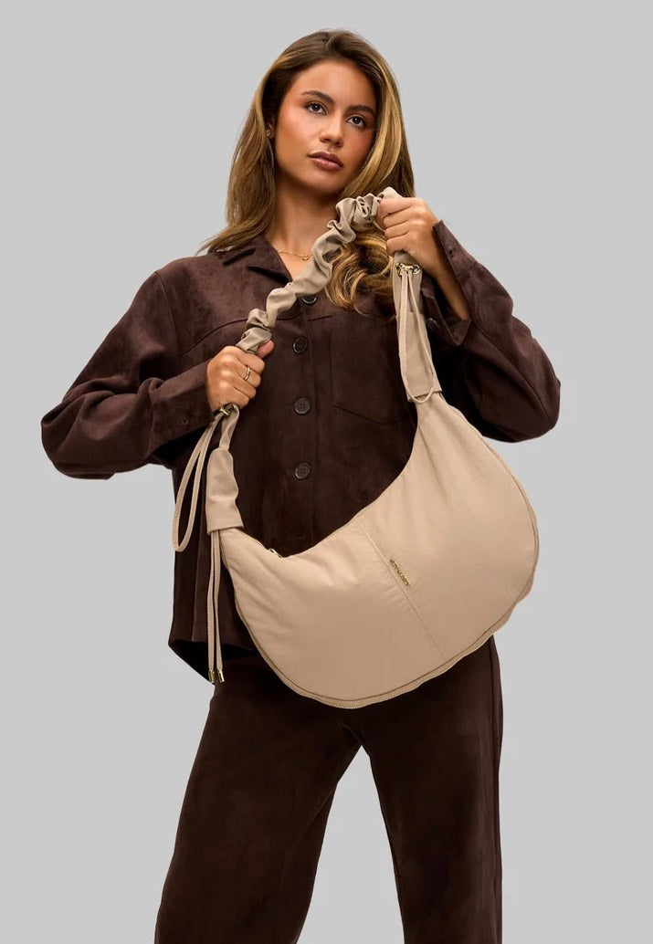 Hey Marly Easy Buddy M Mocha Crossbody Bag