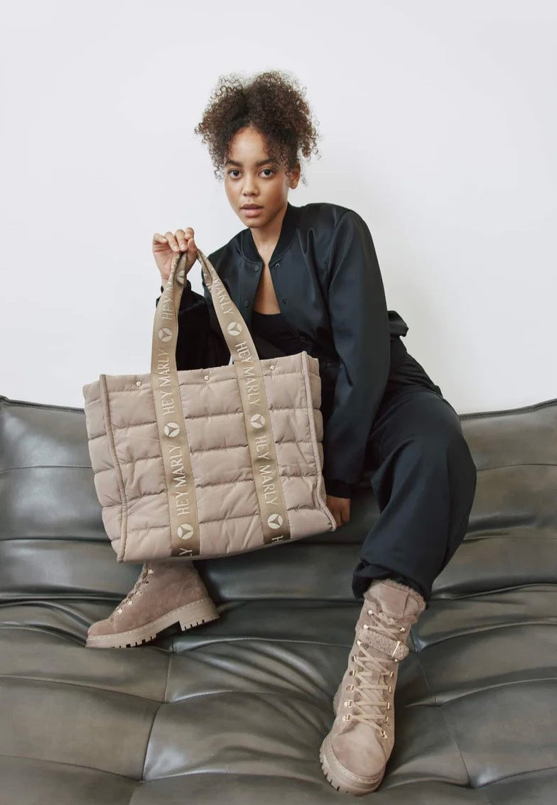 Hey Marly Best Buddy Mocha Shopper