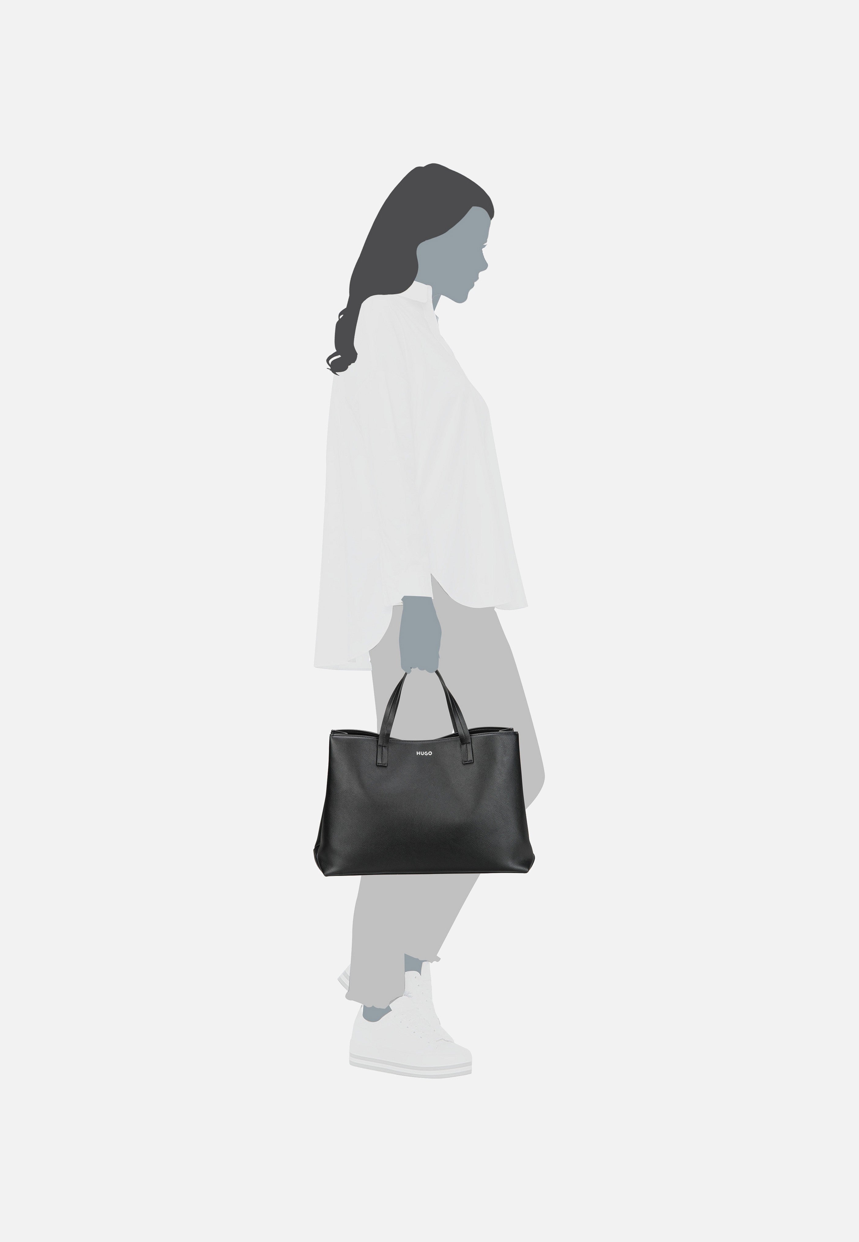 HUGO - Bel Tote W.L. 50490150 Black - Tote Bag | Women-Image