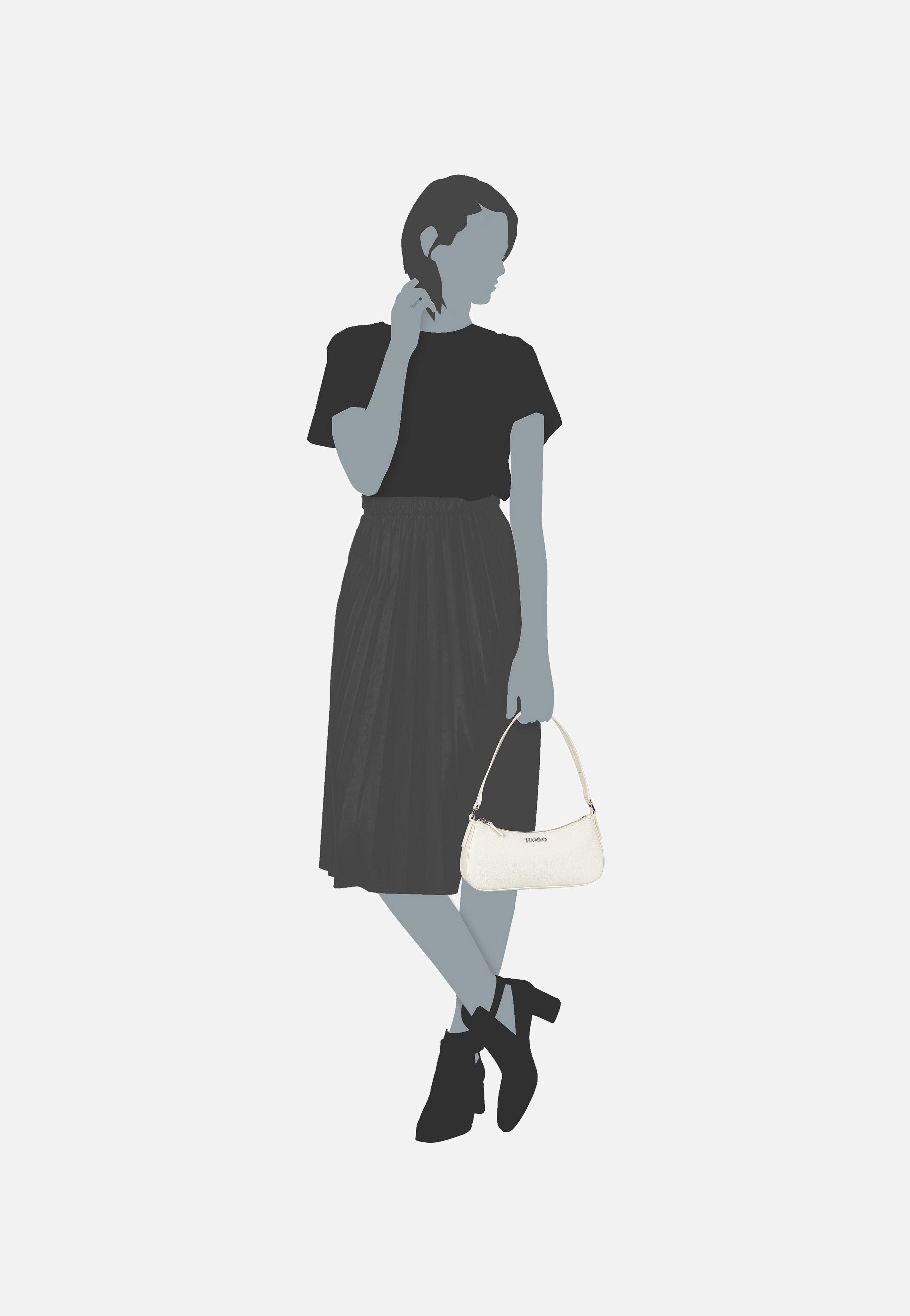 HUGO - Chris Small Hobo R.N.50516666 Open White - Evening Bag | Women-Image