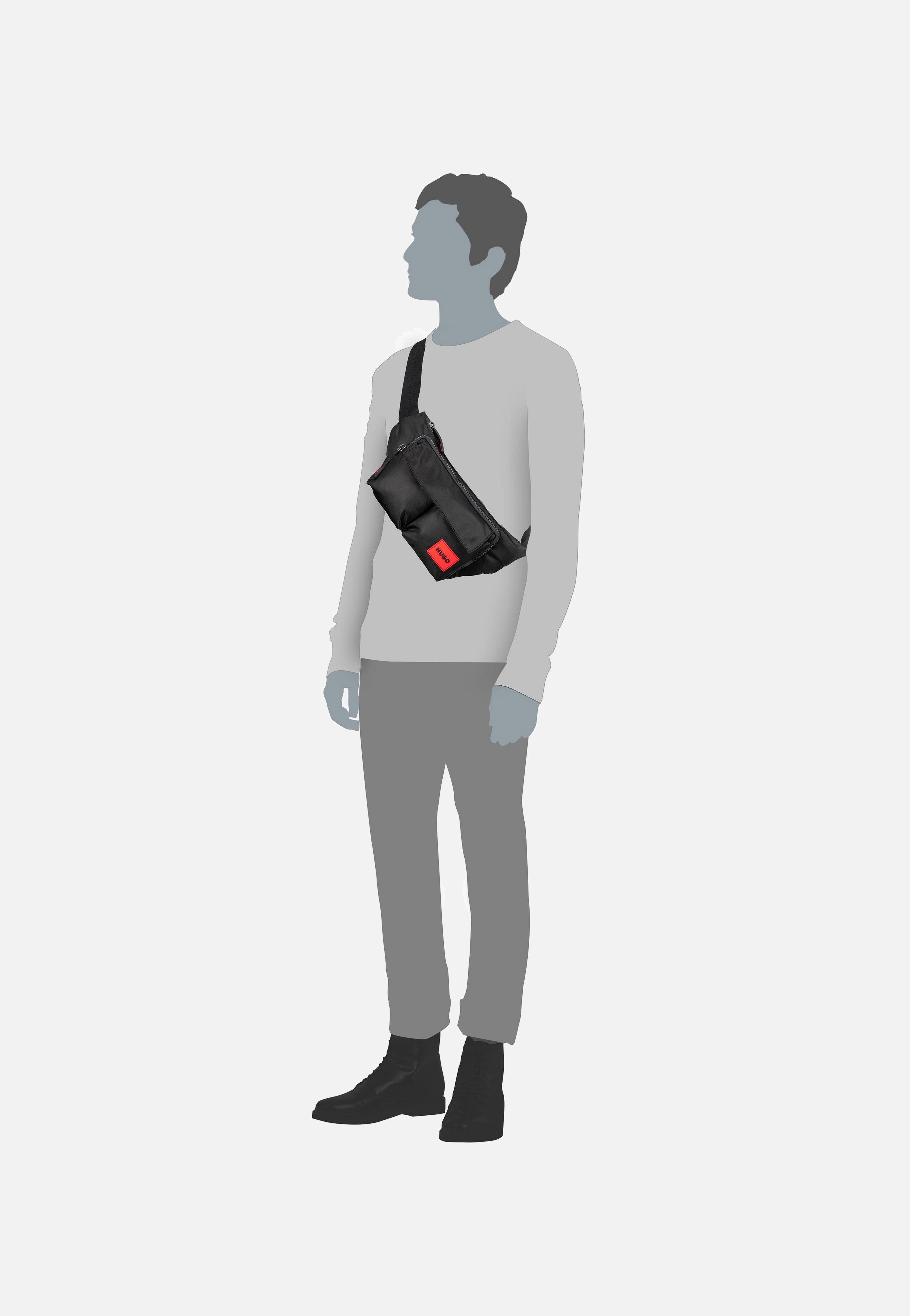 HUGO - Ethon 2.0 Bumbag 50541616 Black - Sling Bag | Neutral-Image