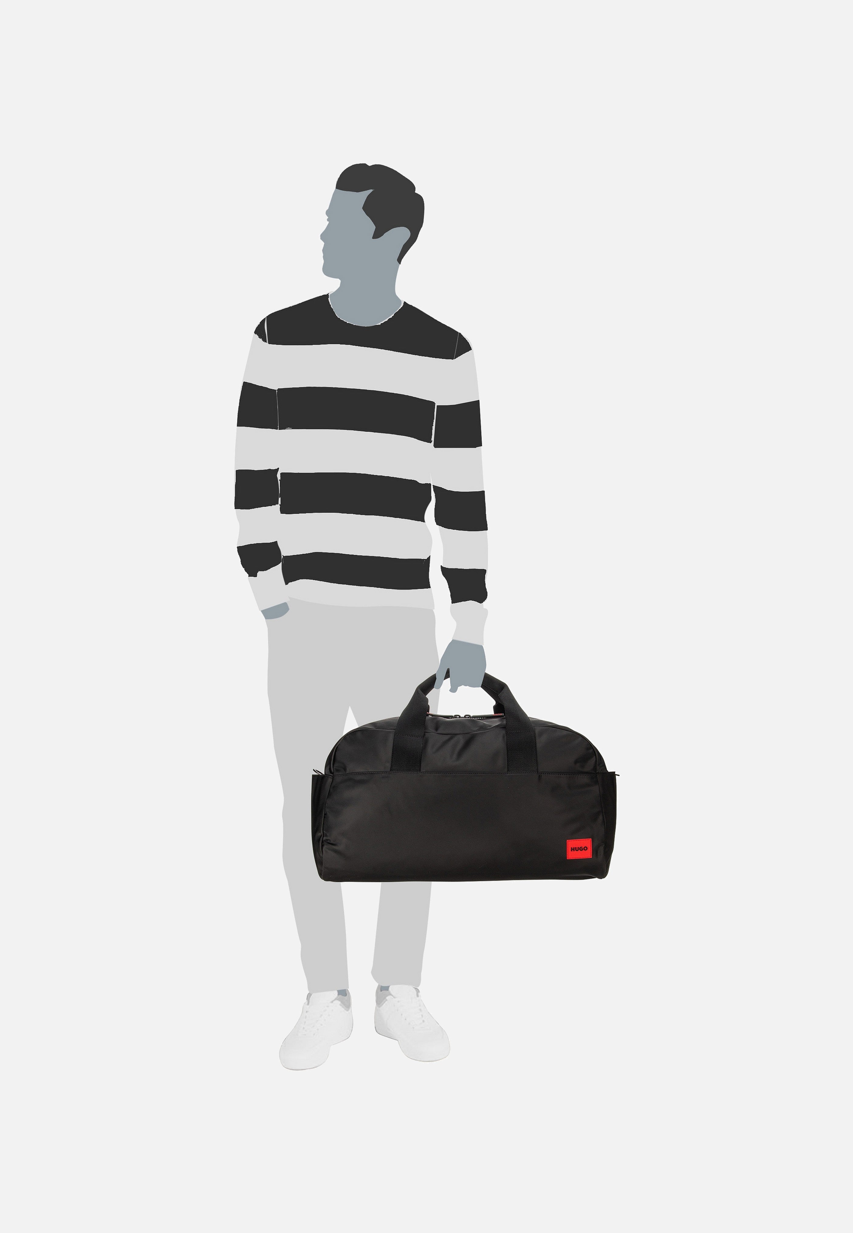 HUGO - Ethon 2.0 Holdall 50492650 Black - Dufflebag | Men-Image