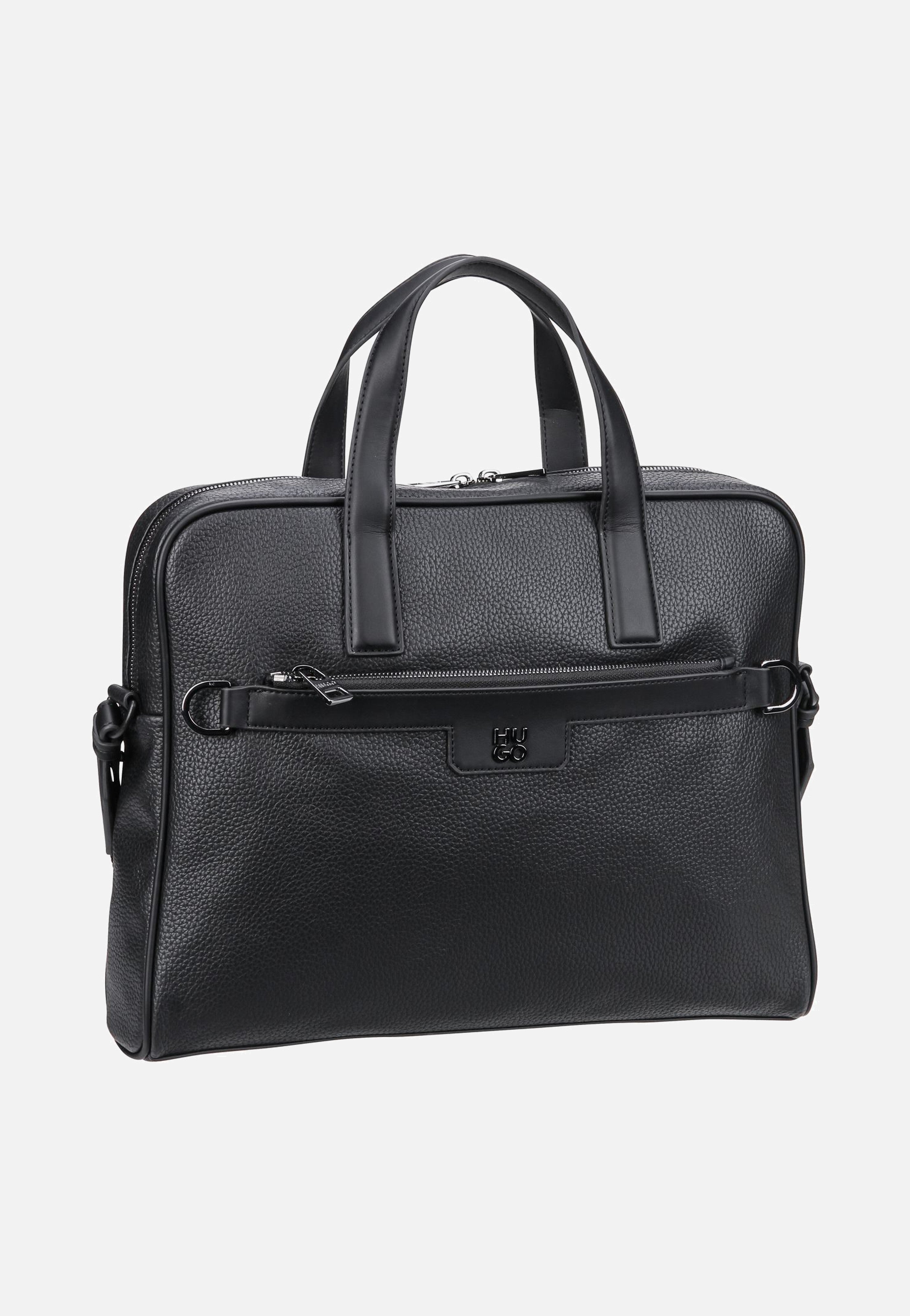HUGO - Nesh R Doc Case 50529483 Black - Briefcase | Men-Image