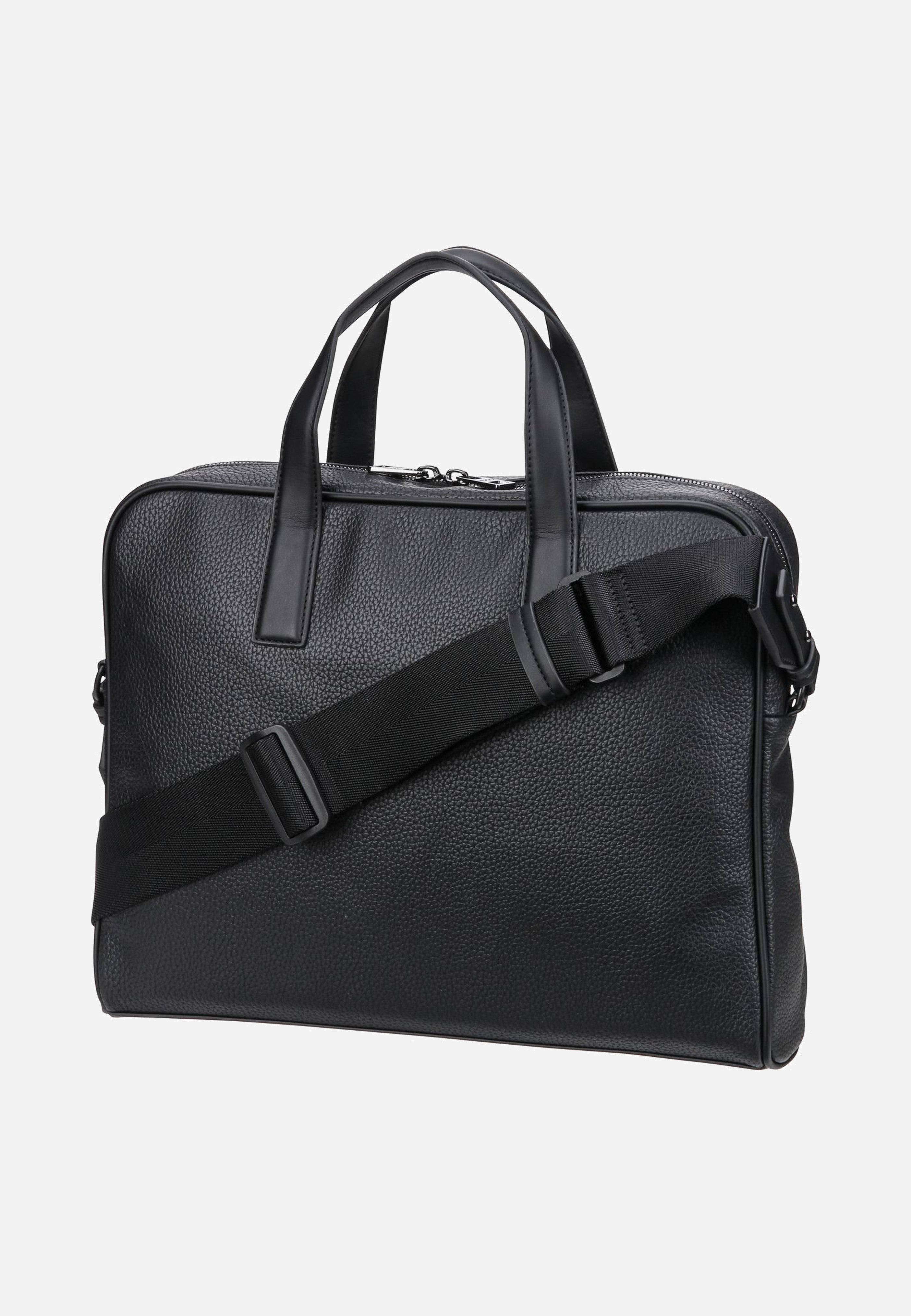 HUGO - Nesh R Doc Case 50529483 Black - Briefcase | Men-Image
