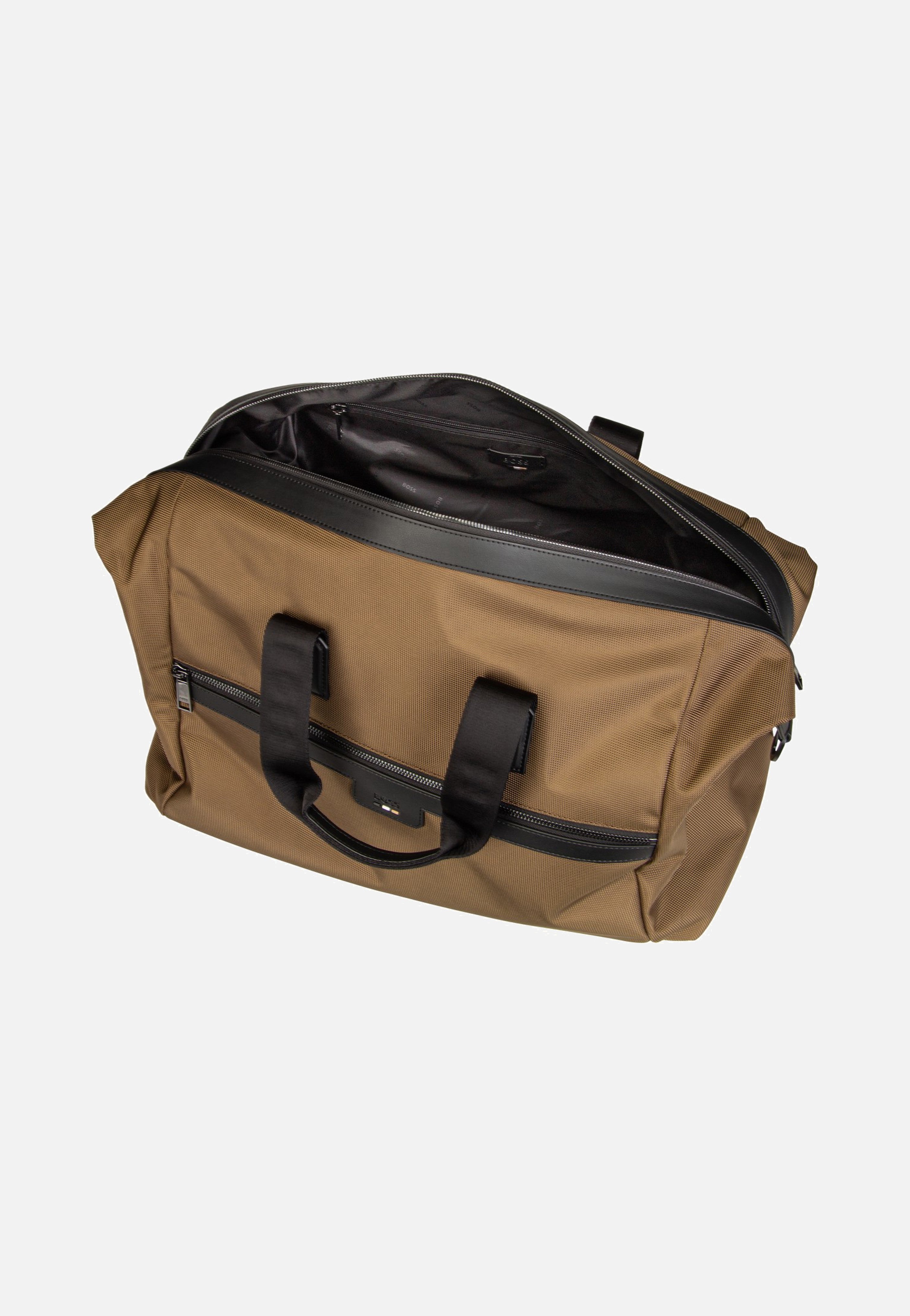 BOSS Ray Soft Holdall 50552526 Open Green Weekender
