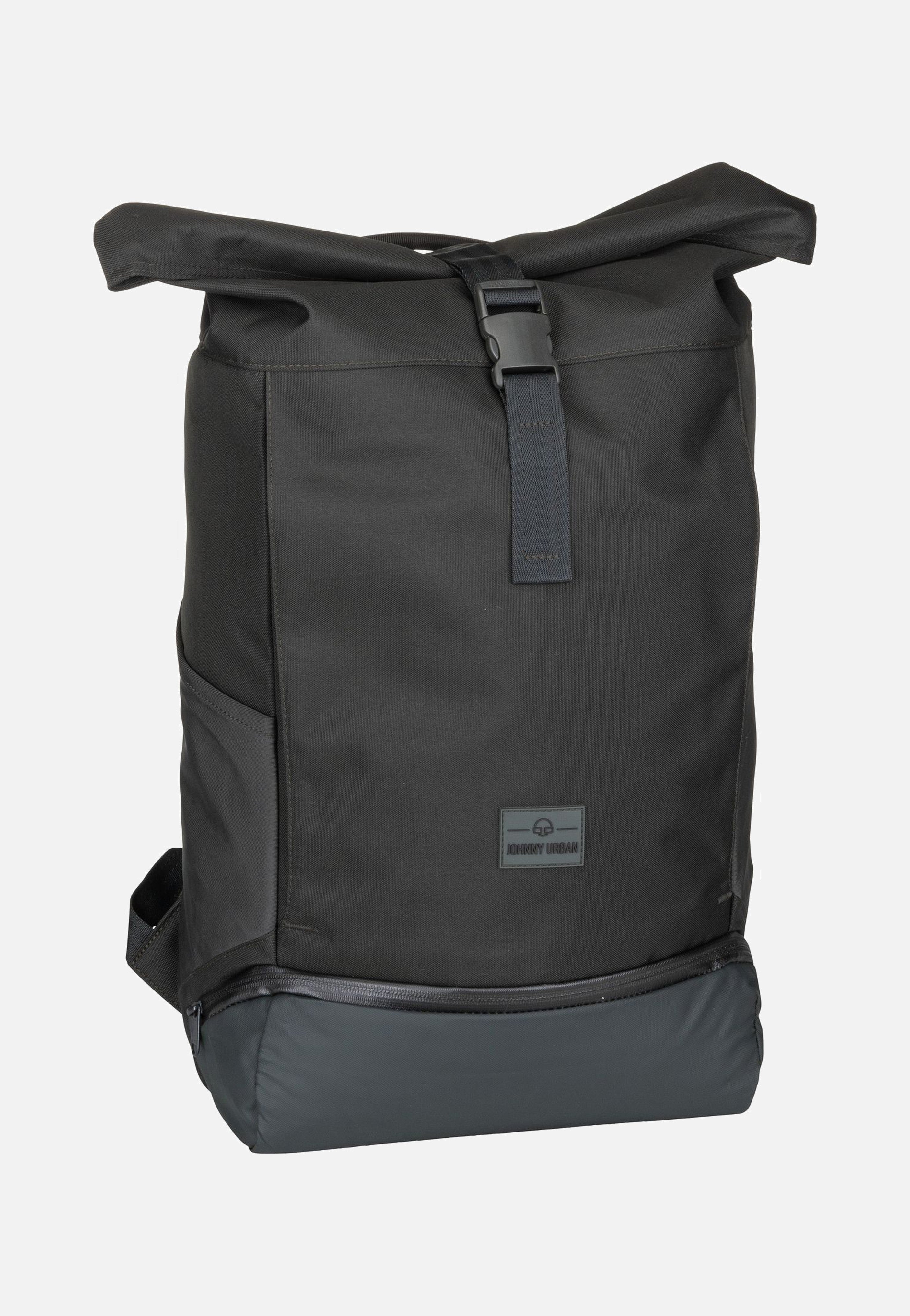 Johnny Urban - Allen Large Dark Olive - Rolltop Backpack | Neutral-Image