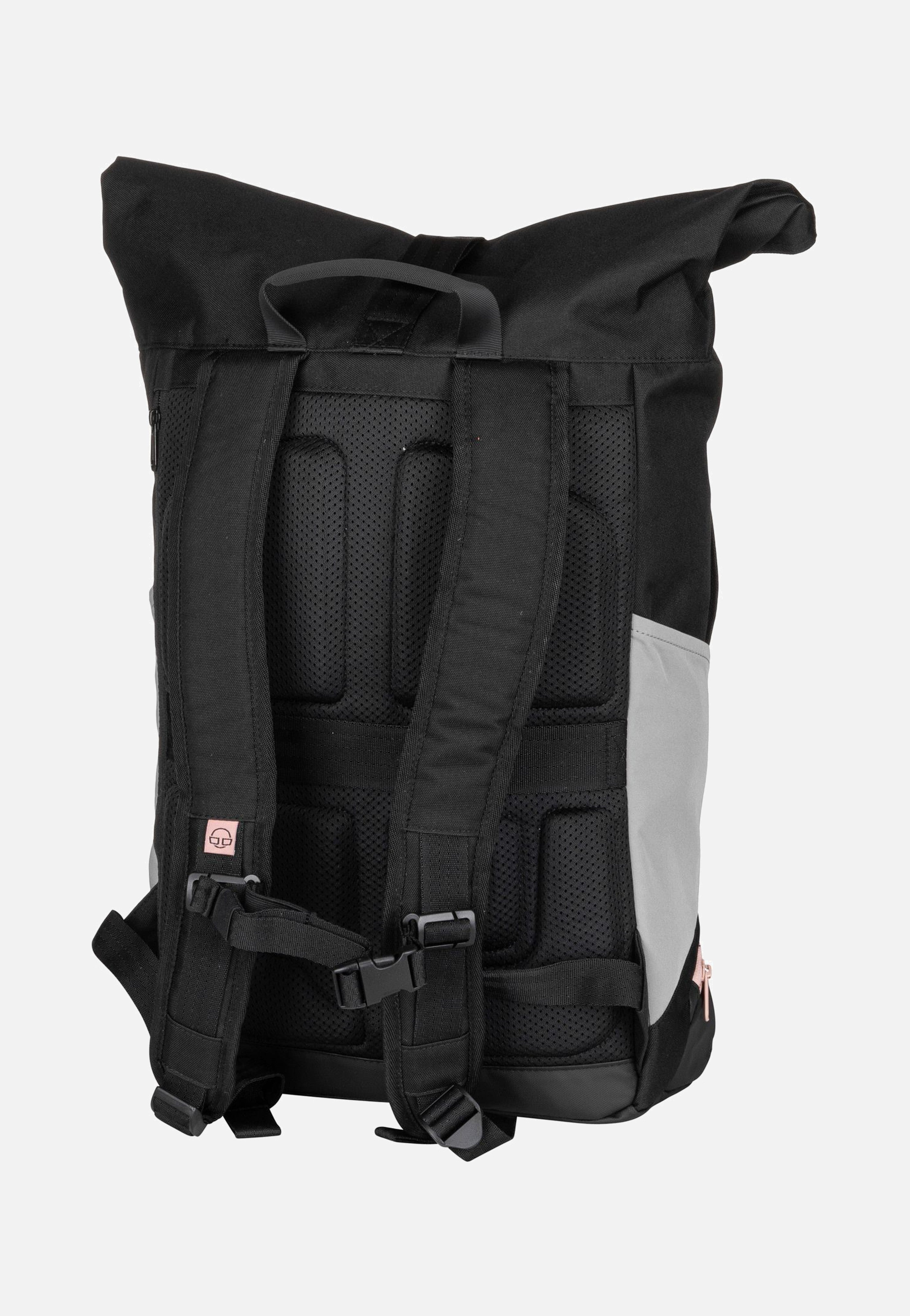 Johnny Urban - Allen Large Schwarz-Rosa - Rolltop Backpack | Neutral-Image