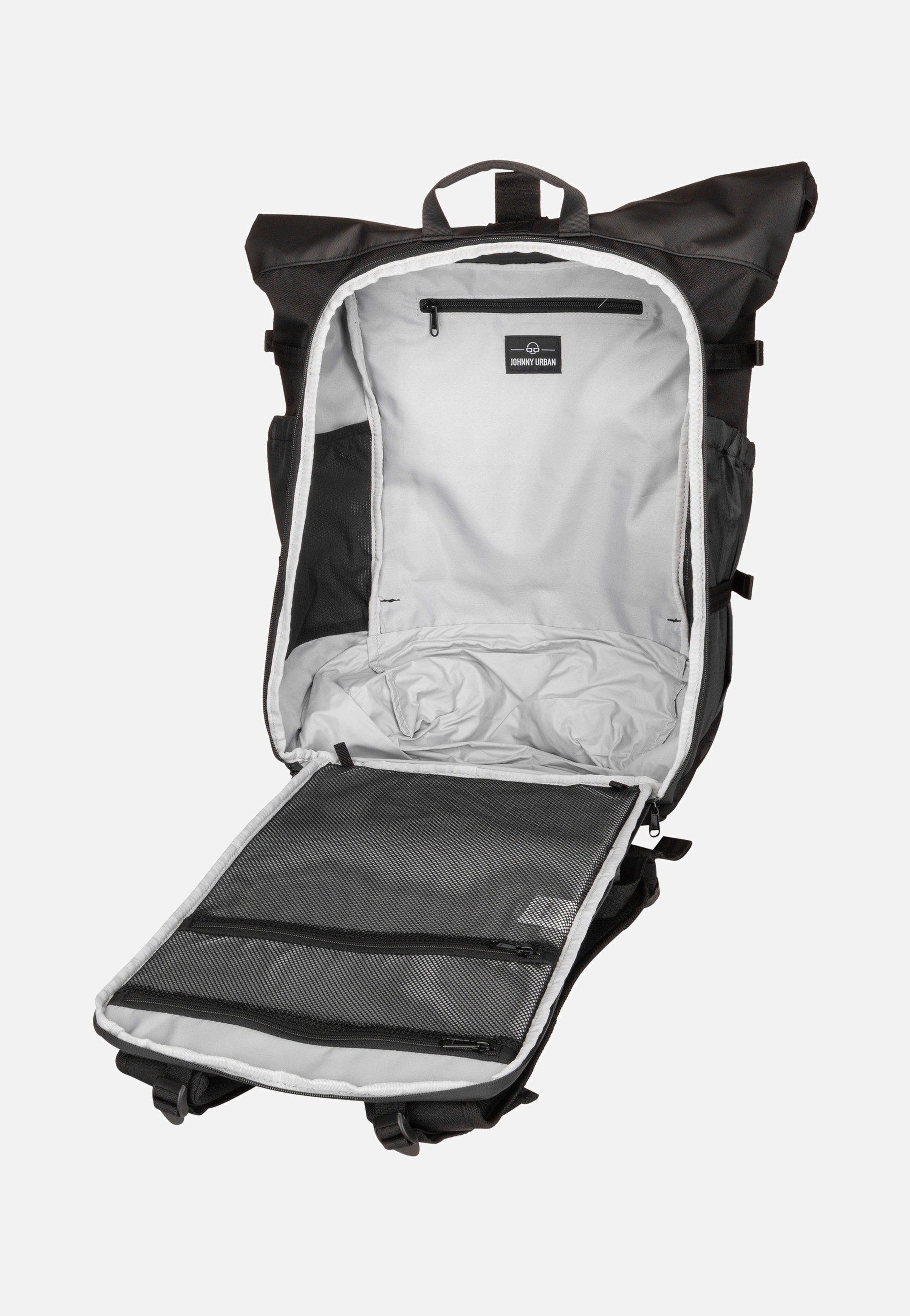 reiserucksack rolltop Johnny Urban Allen Large Travel Schwarz - Rolltop Rucksack
