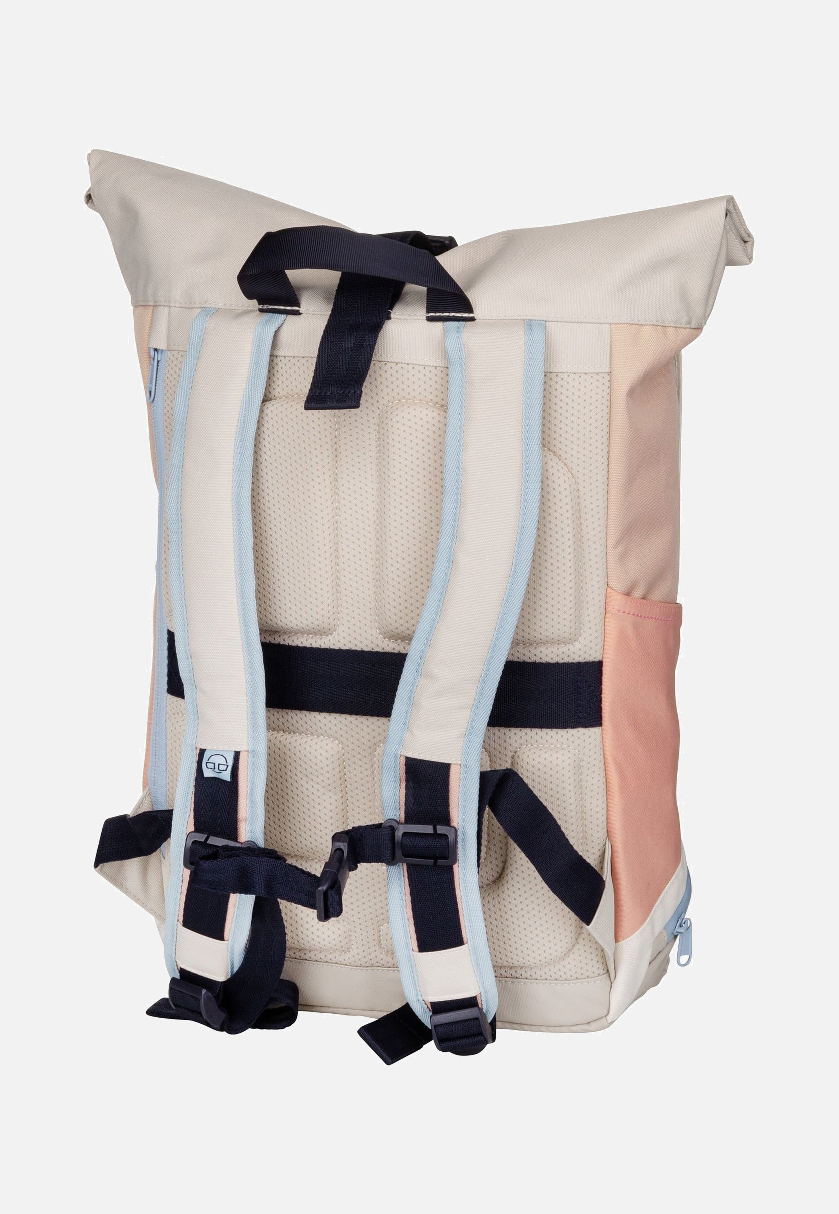 Johnny Urban - Allen Medium Sand-Rosa - Rolltop Backpack | Neutral-Image