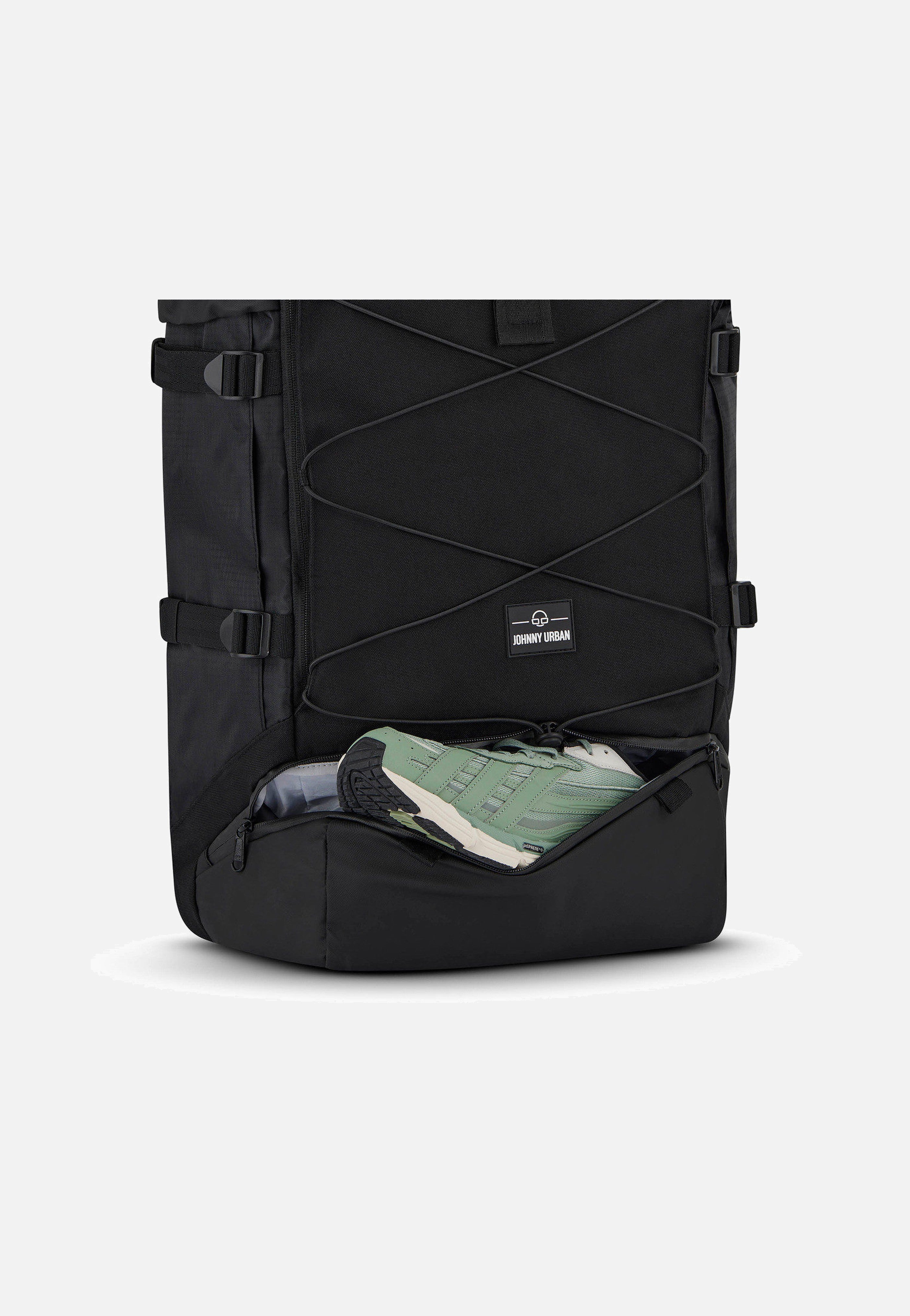 Johnny Urban - Allen XL Travel Schwarz - Rolltop Backpack | Neutral-Image