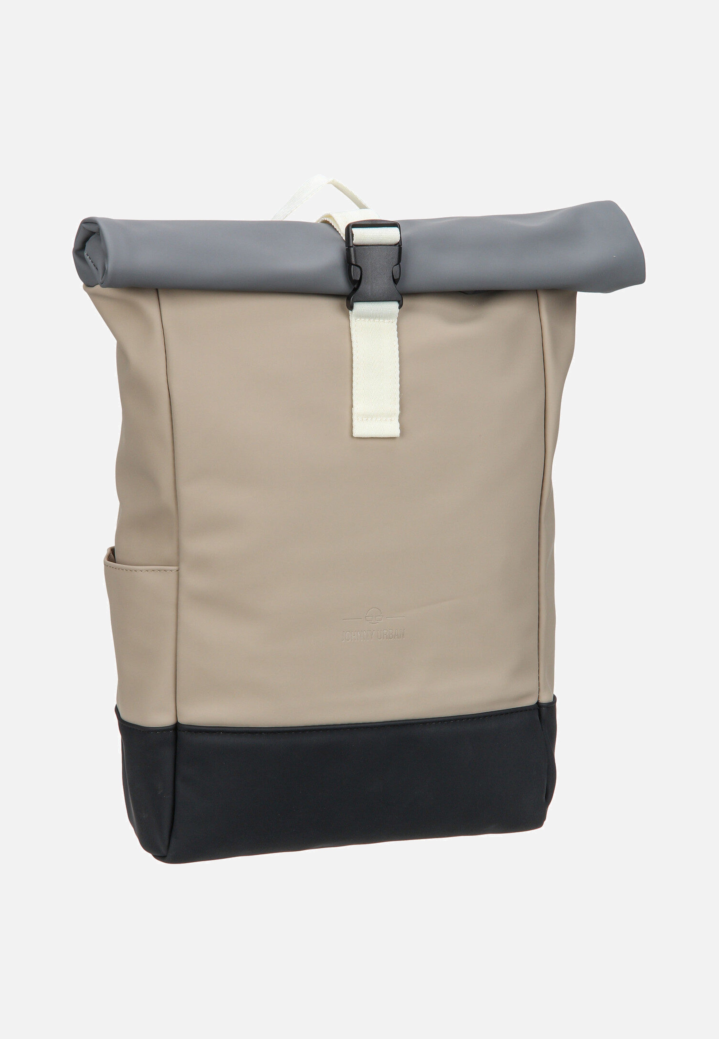 Johnny Urban Harvey Beige-Grau Rolltop Rucksack