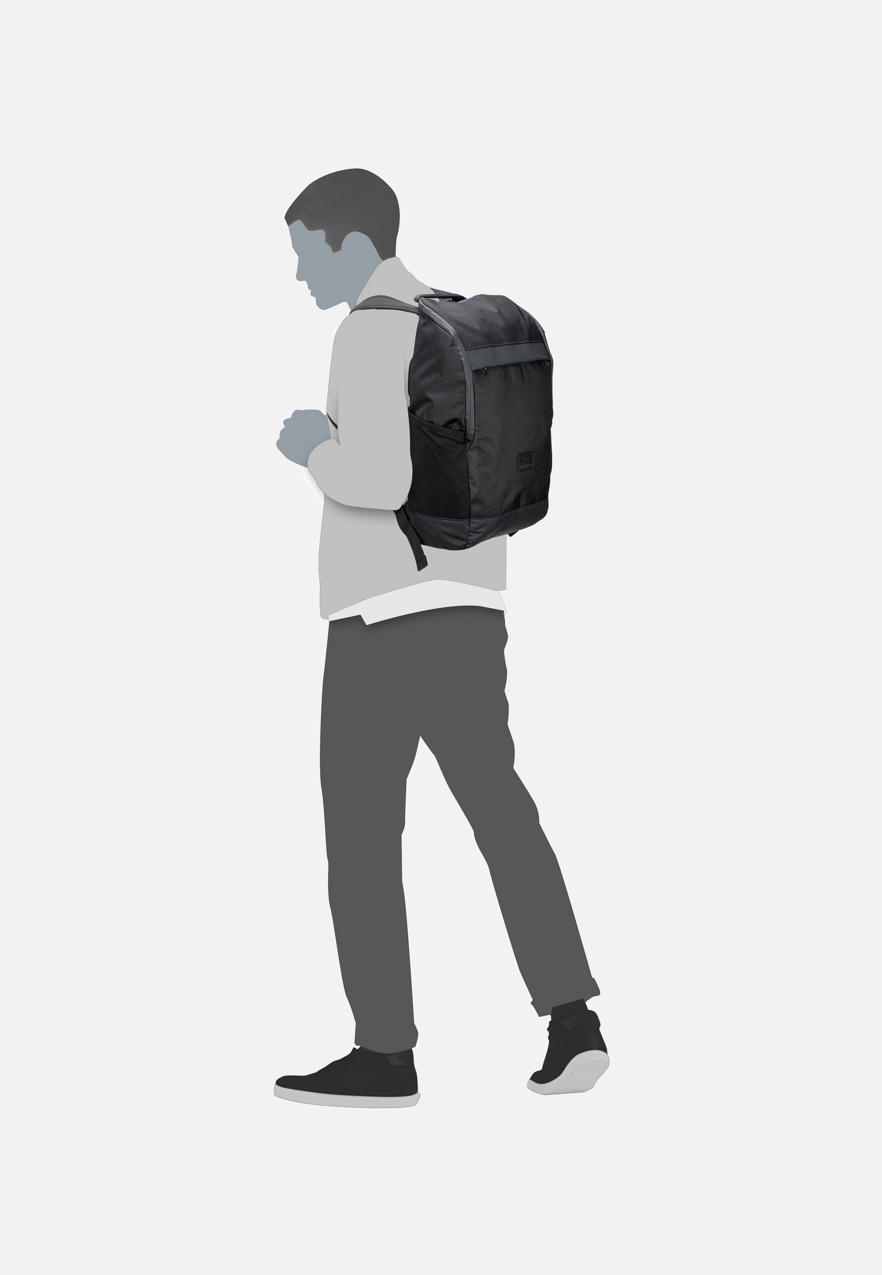 Johnny Urban - Jasper Schwarz - Backpack | Neutral-Image