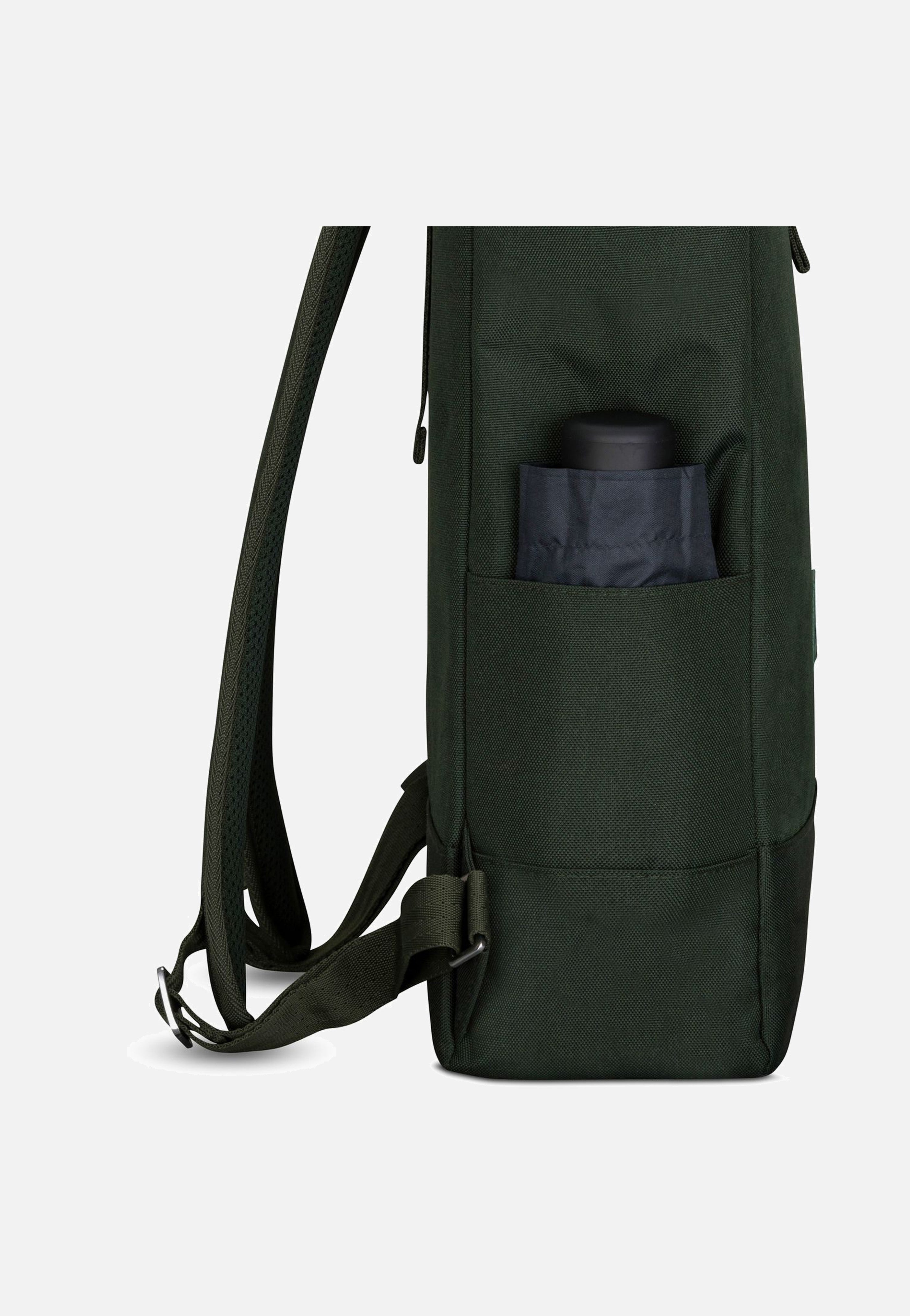 Johnny Urban - Robin Medium Dunkelgrün - Rolltop Backpack | Neutral-Image