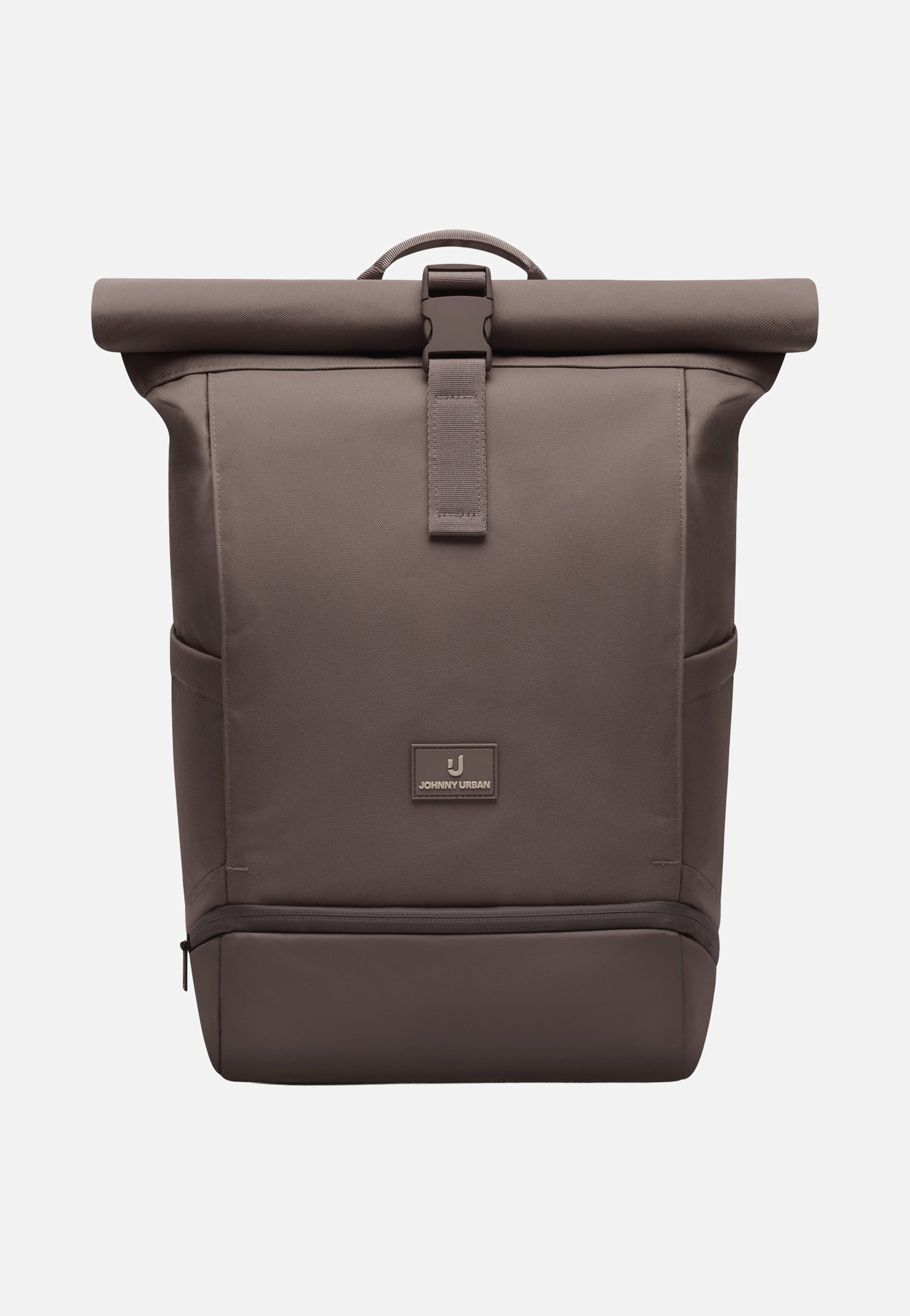 Johnny Urban Allen Medium Brown Rolltop Backpack