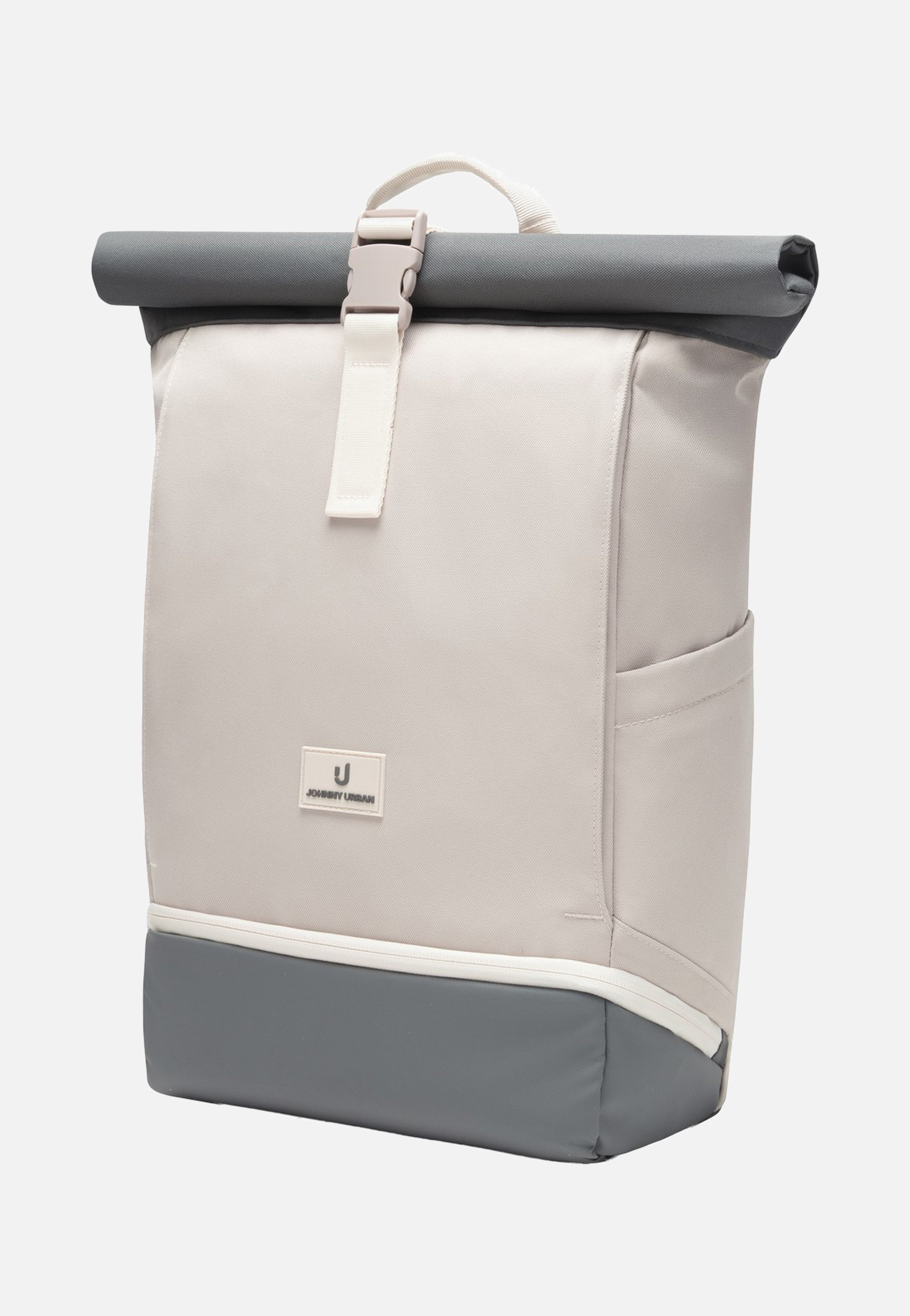 Johnny Urban Allen Medium Sand-Grau Rolltop Backpack