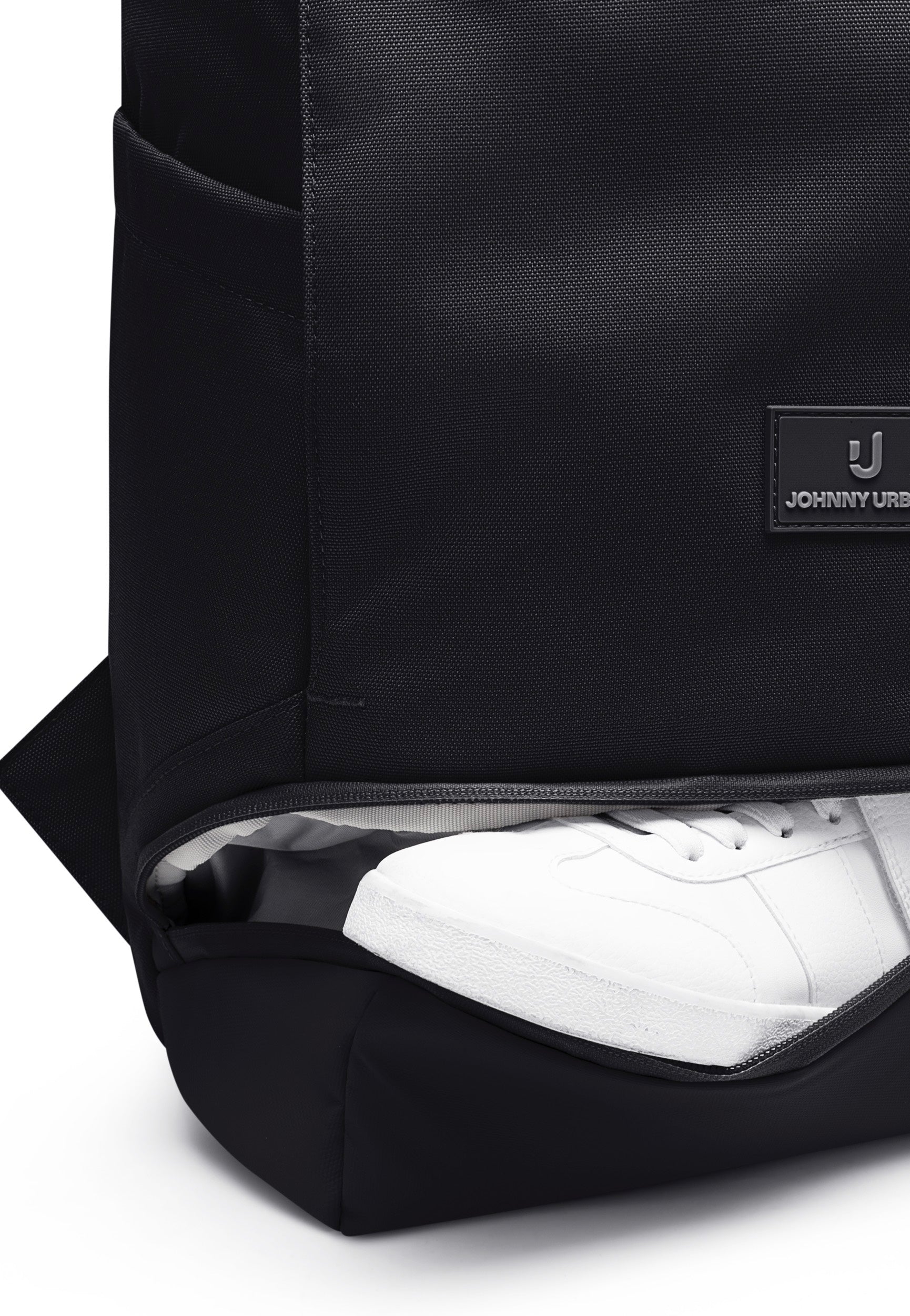 Johnny Urban Allen Medium Schwarz Rolltop Backpack