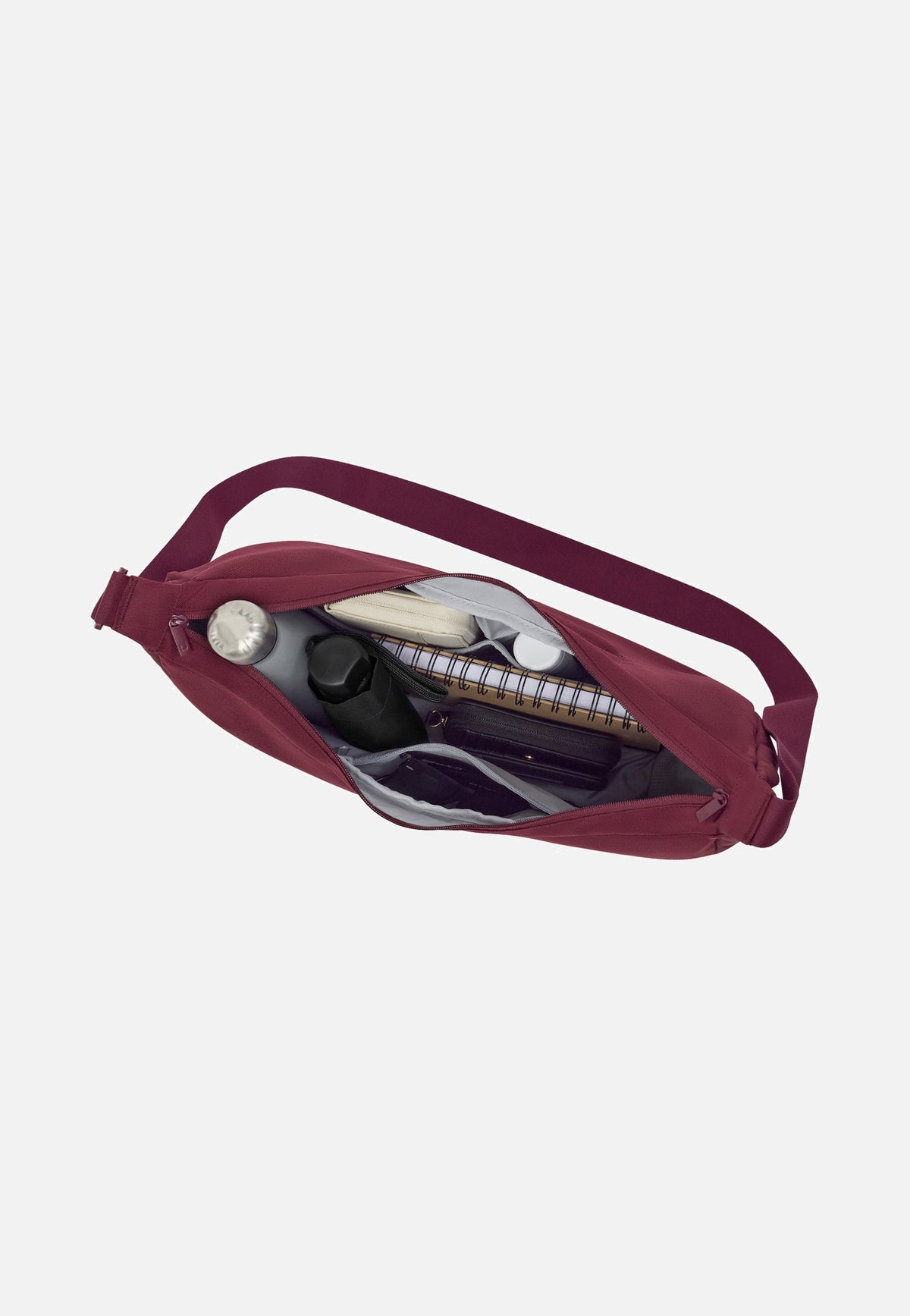Johnny Urban Ally Large Burgundy Crossbody Bag