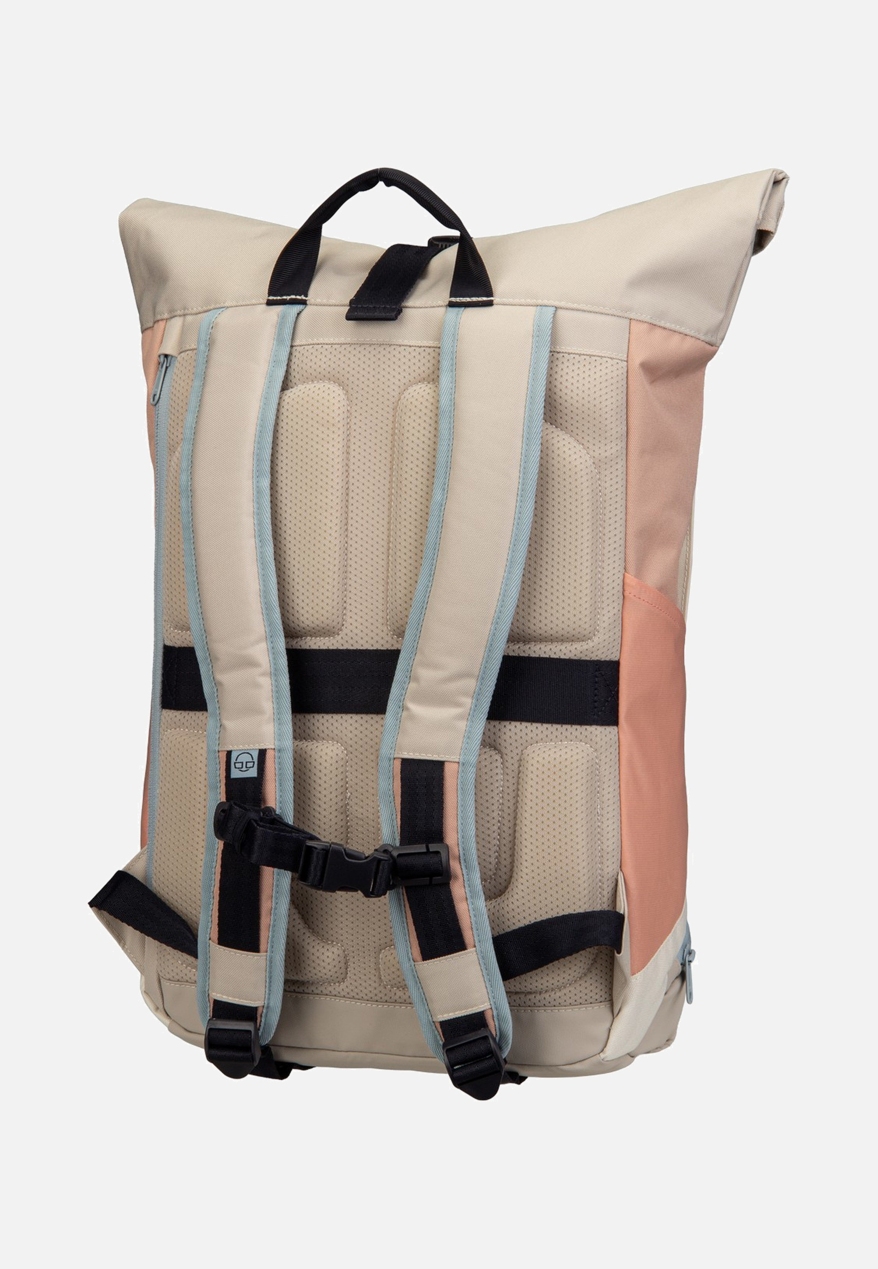 Johnny Urban - Allen Large Sand-Rose - Rolltop Backpack | Neutral-Image