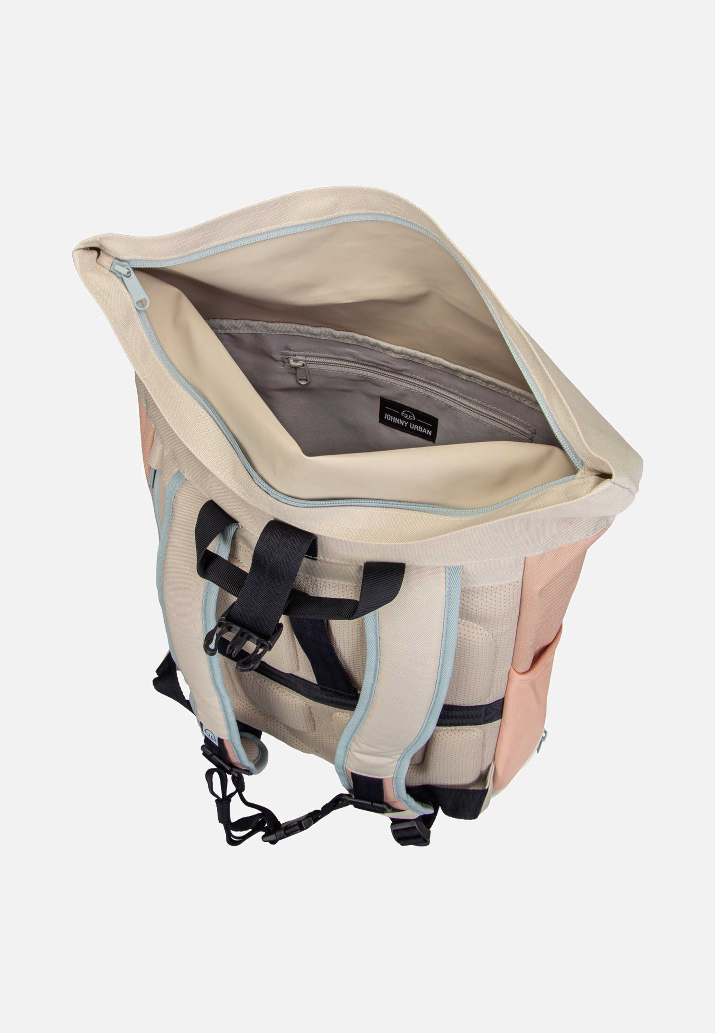 Johnny Urban Allen Large Sand-Rose Rolltop Rucksack
