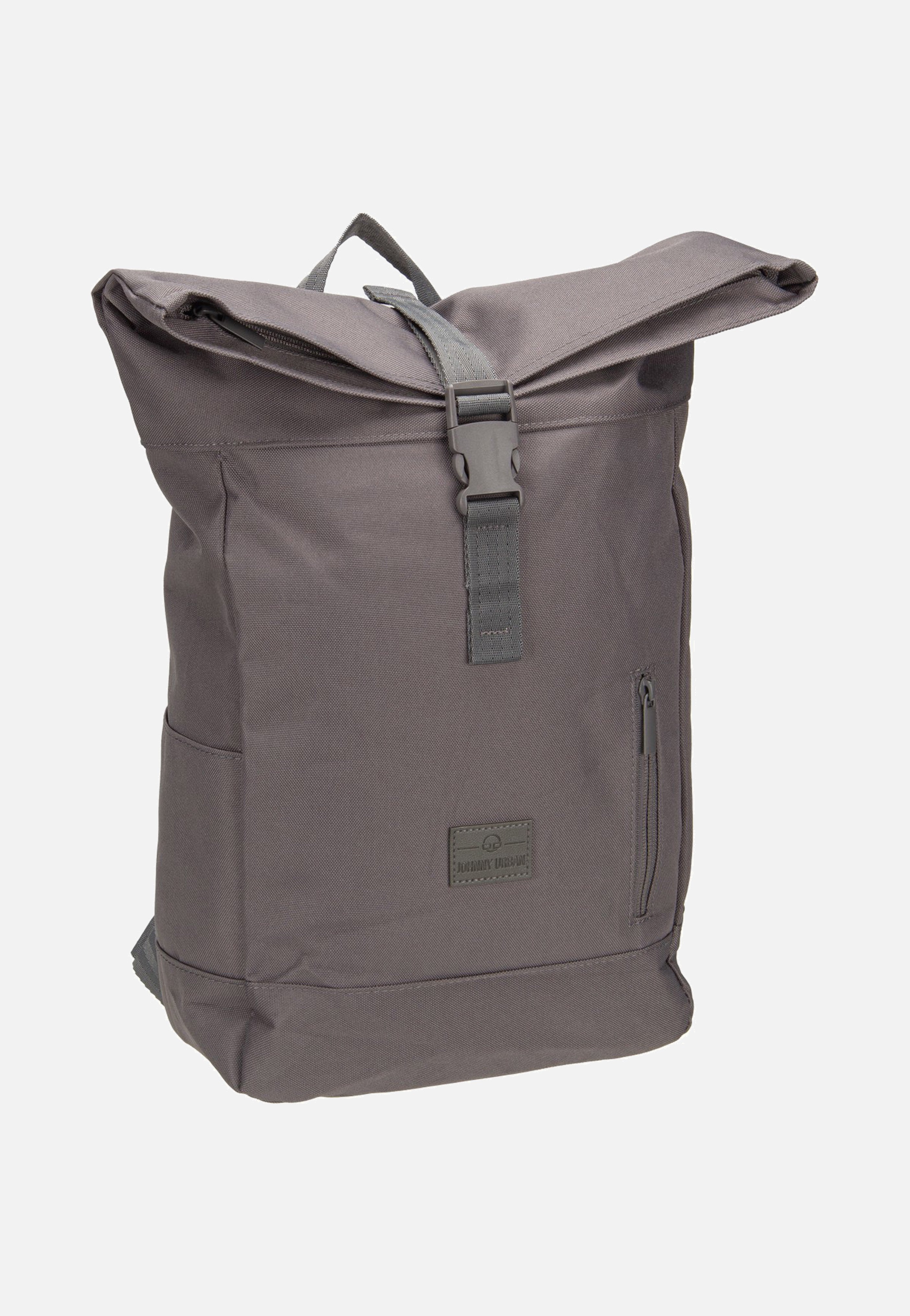 Johnny Urban Robin Small Dark Grey Rolltop Rucksack