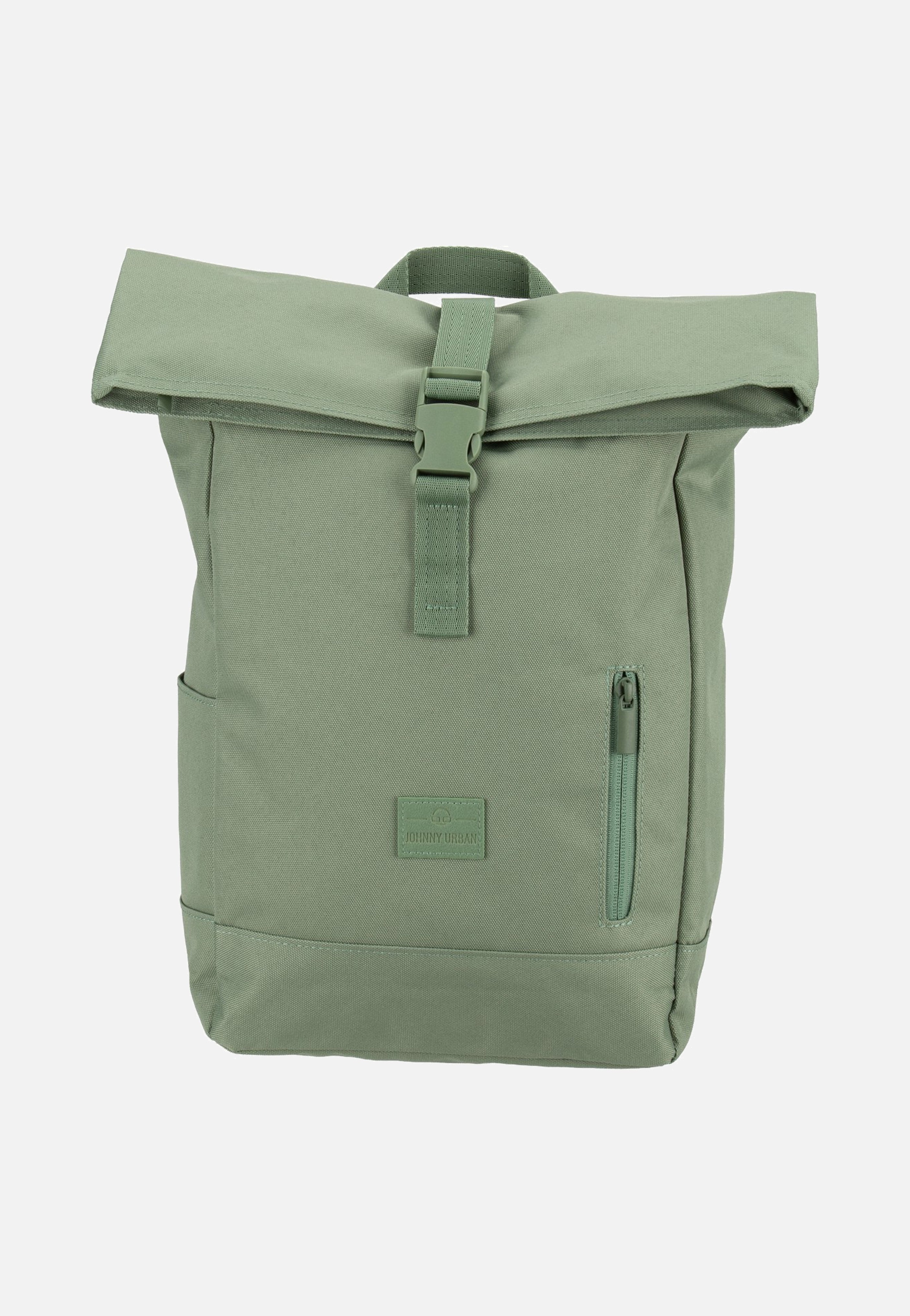 Johnny Urban - Robin Small Sage Green - Rolltop Backpack | Neutral-Image