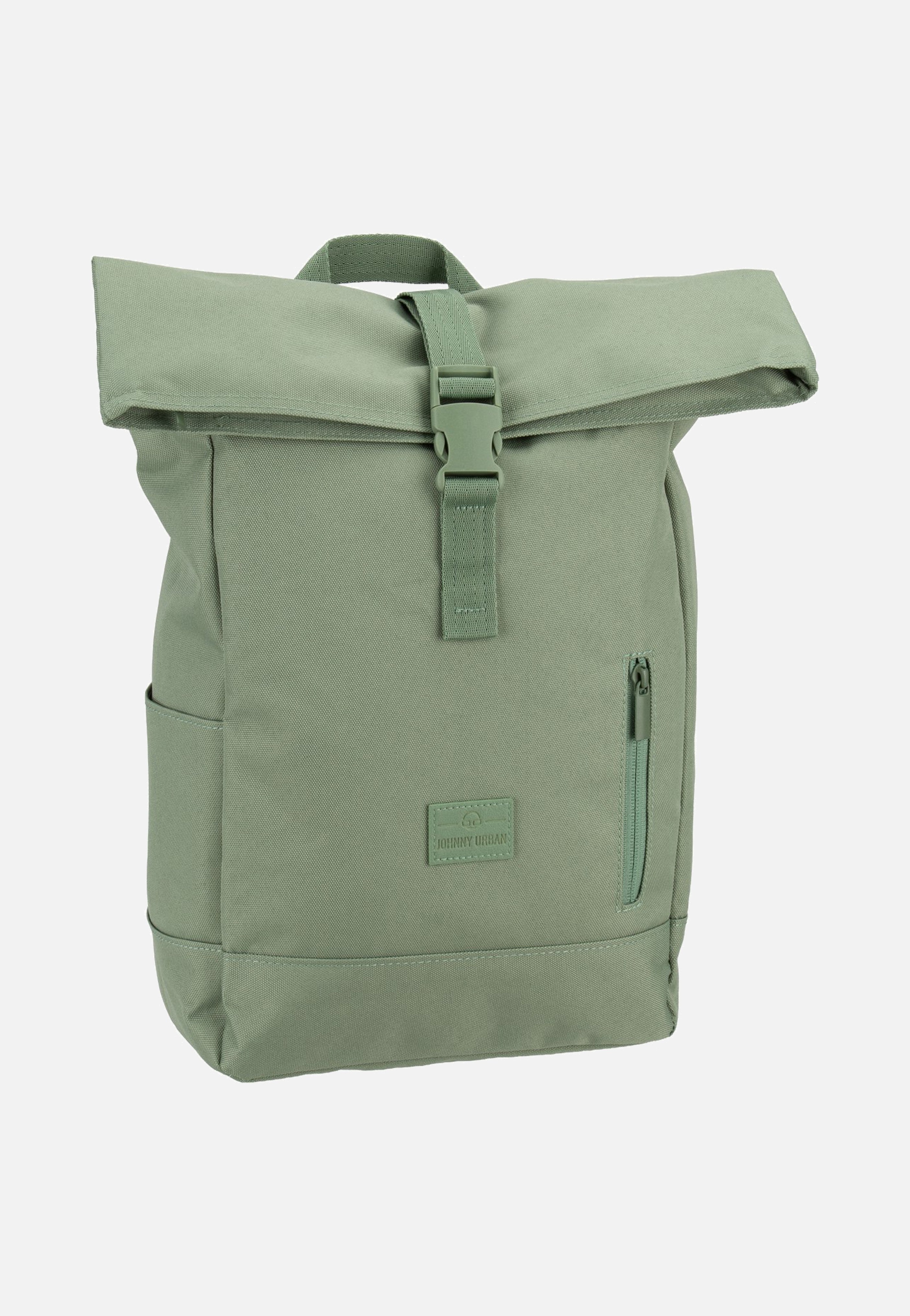 Johnny Urban - Robin Small Sage Green - Rolltop Backpack | Neutral-Image