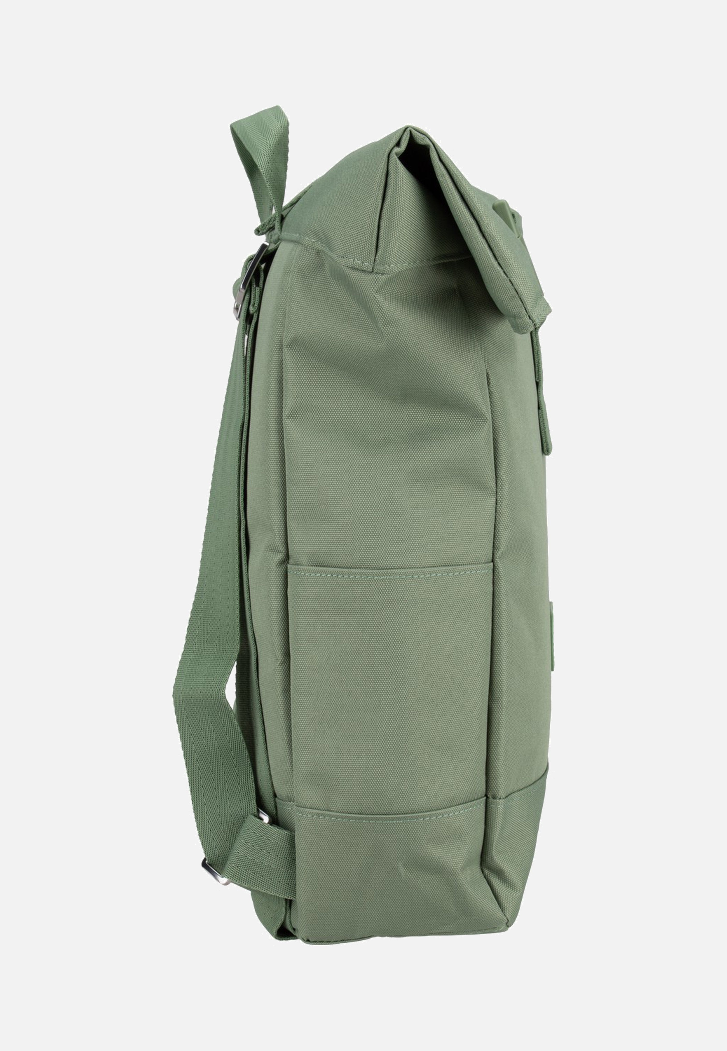 Johnny Urban - Robin Small Sage Green - Rolltop Backpack | Neutral-Image