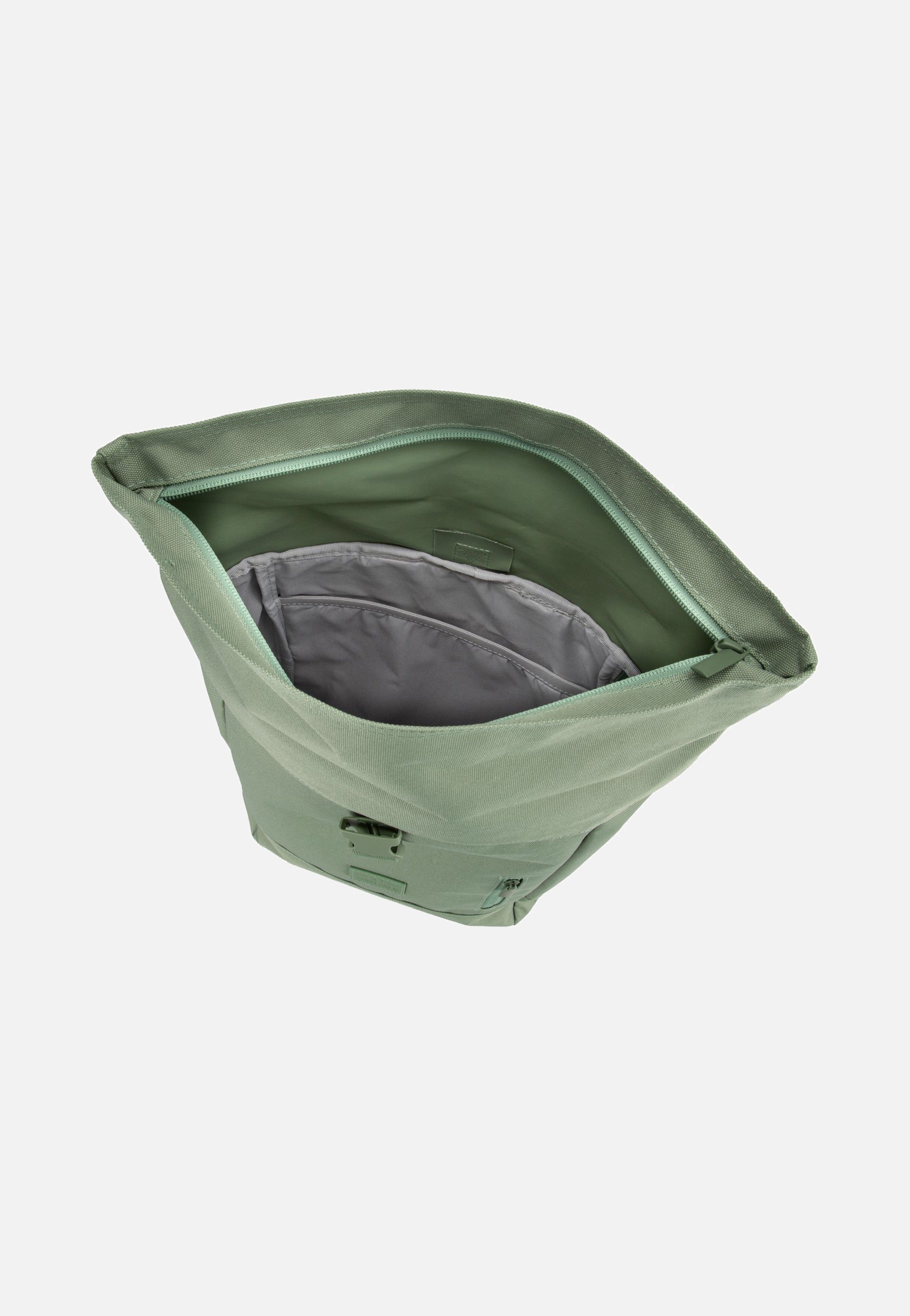 Johnny Urban - Robin Small Sage Green - Rolltop Backpack | Neutral-Image