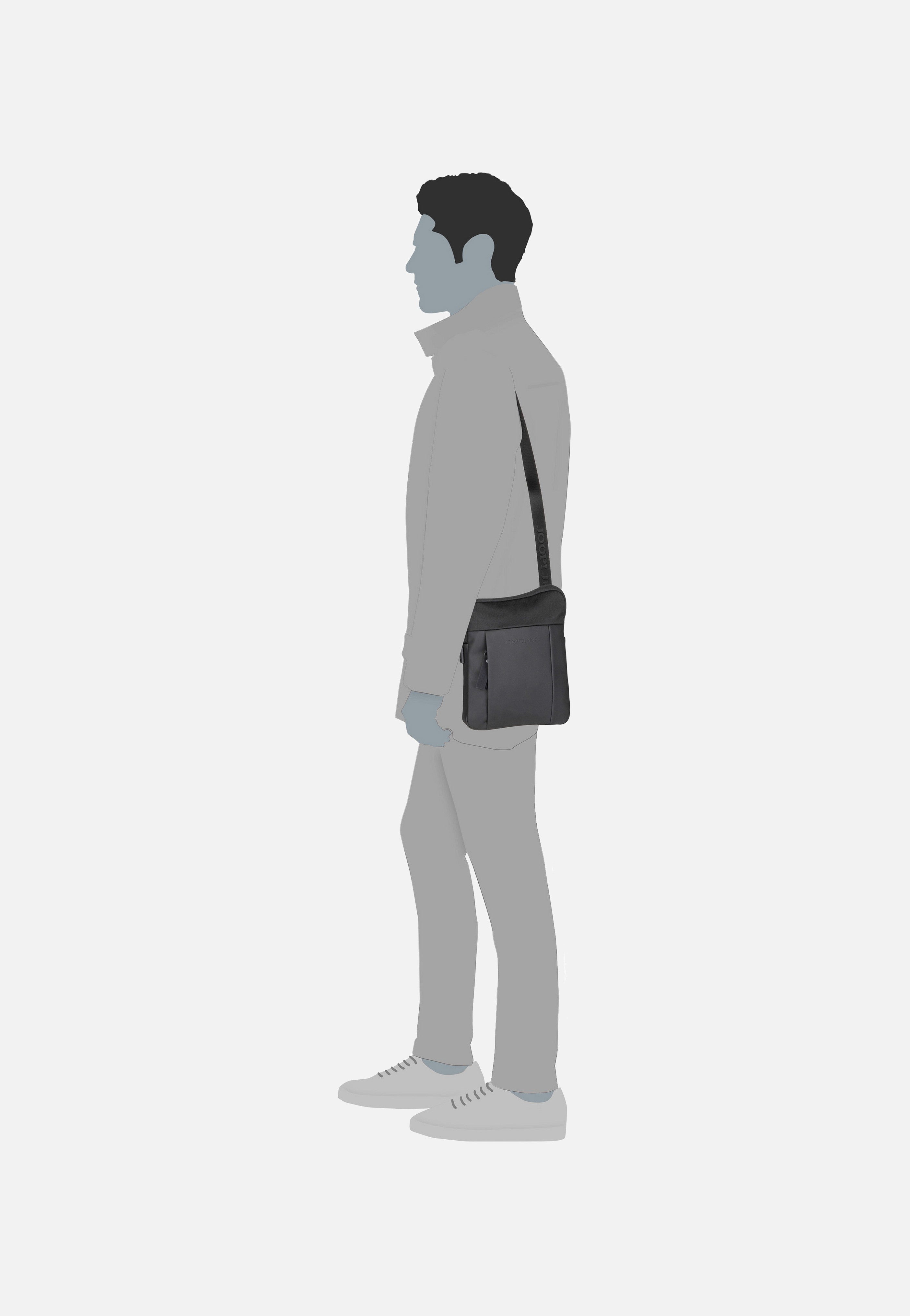 Joop - Atessa Liam XSVZ Black - Pouch Bag | Men-Image