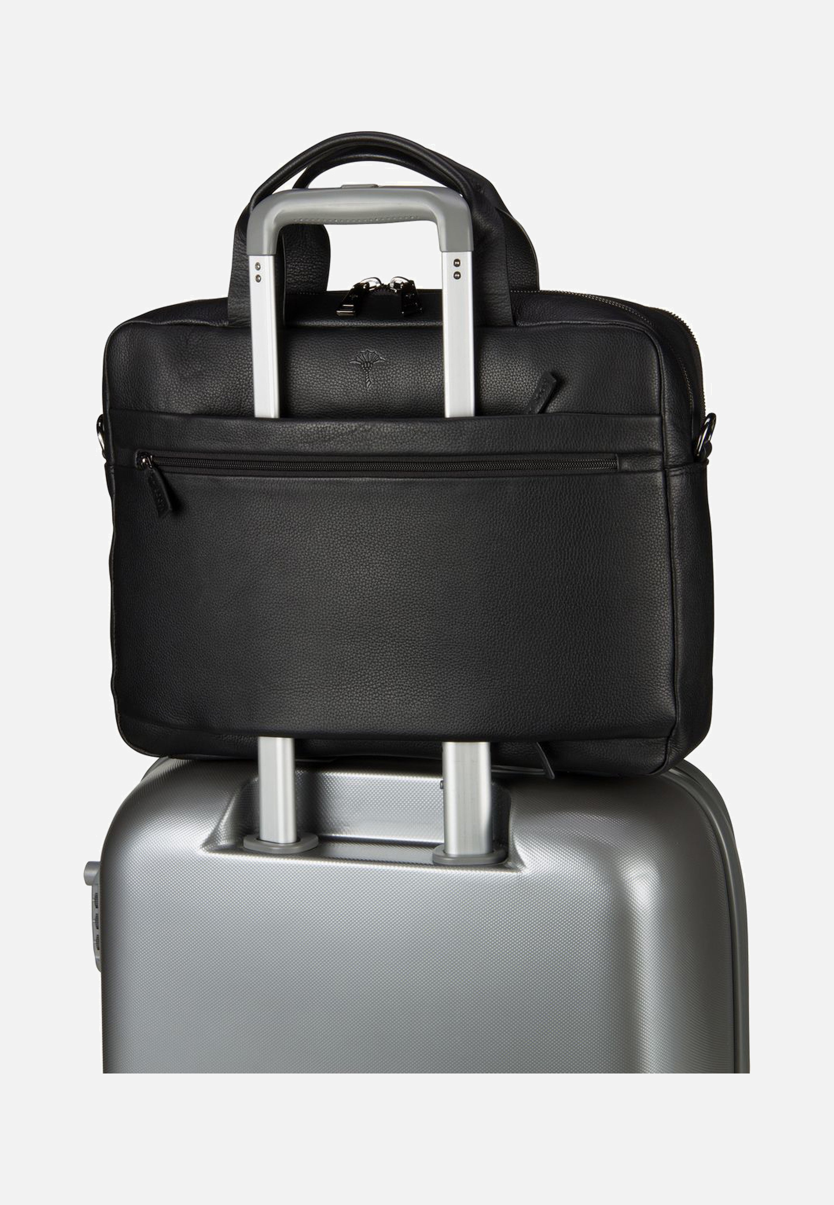 Joop - Cardona Pandion BriefBag MHZ Black - Briefcase | Men-Image