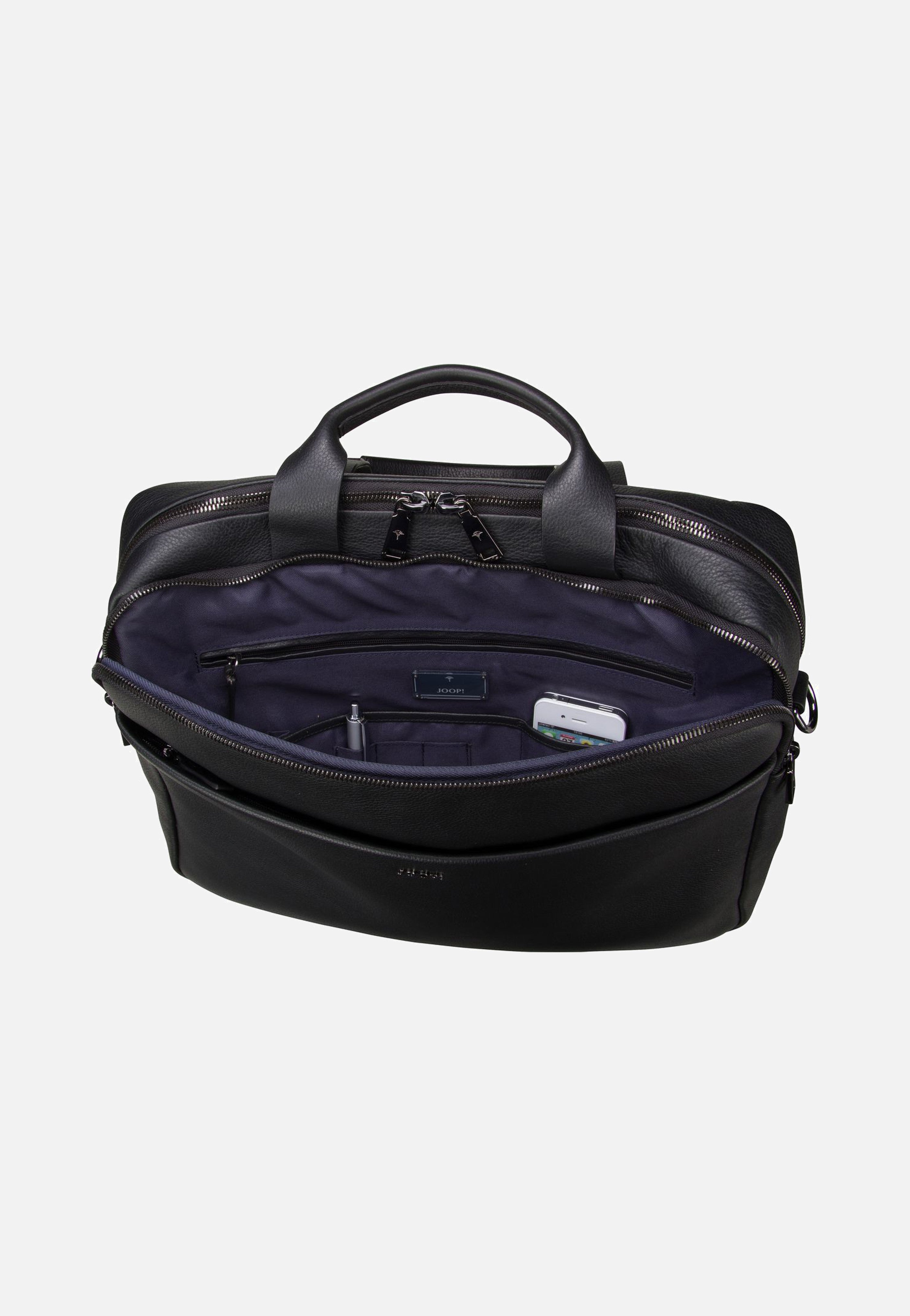 Joop - Cardona Pandion BriefBag MHZ Black - Briefcase | Men-Image