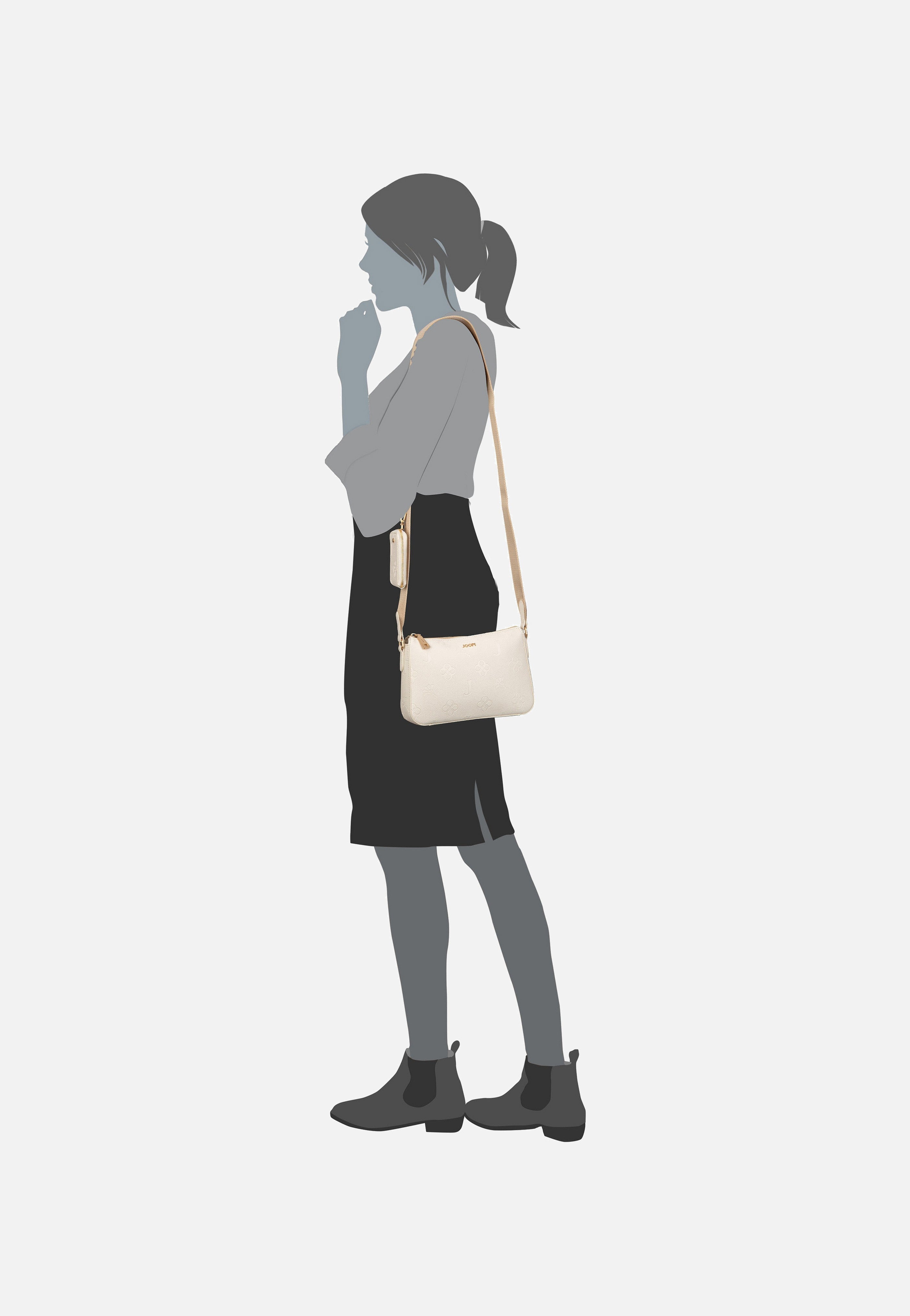 Joop - Decoro Edition Jasmina SHZ Pure White - Crossbody Bag | Women-Image