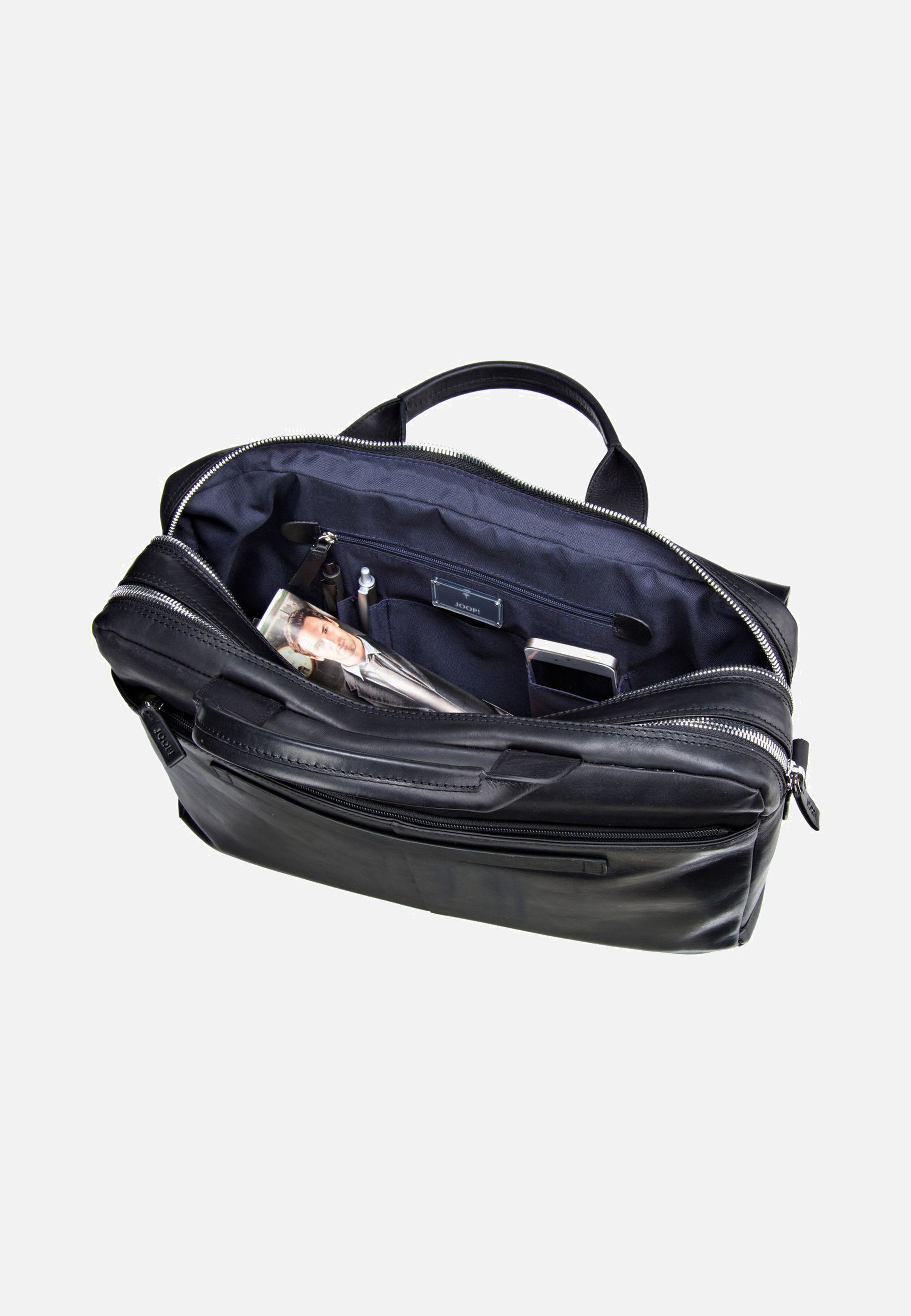 Joop - Loreto Pandion BriefBag MHZ Black - Briefcase | Men-Image
