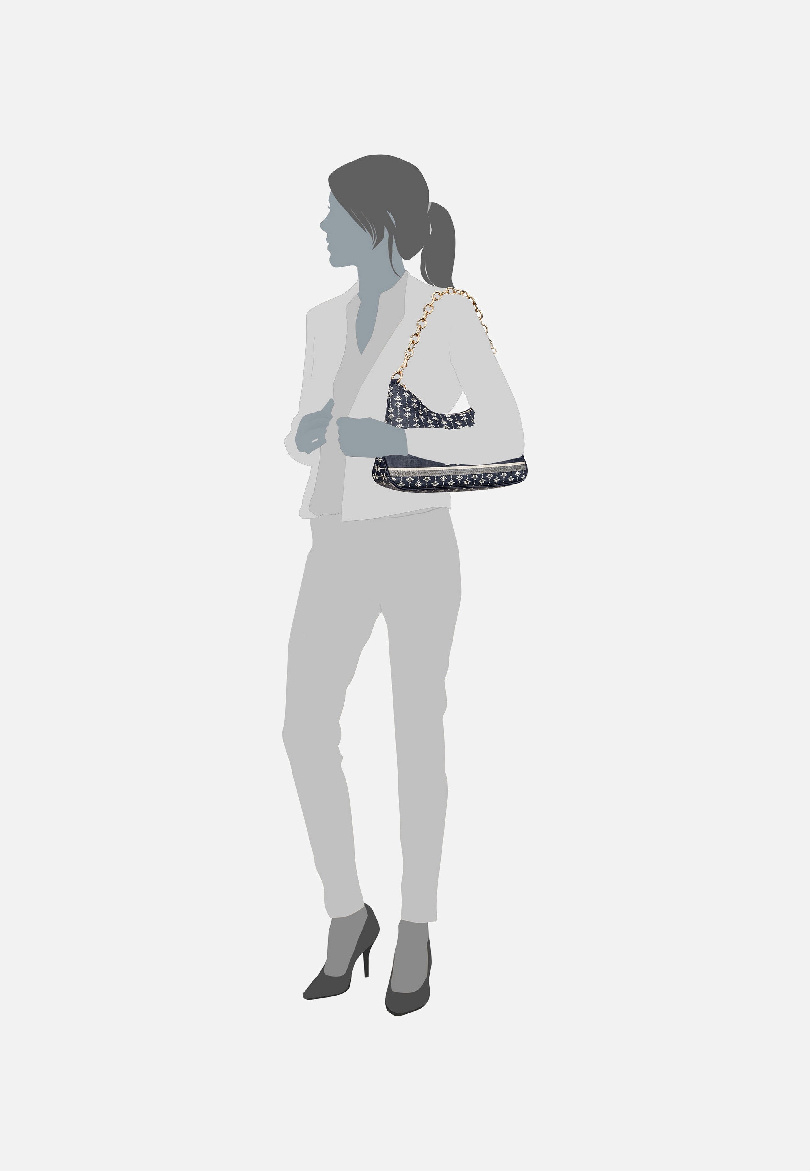 Joop Mazzolino Catena Aimee MHZ Dark Blue Schultertasche