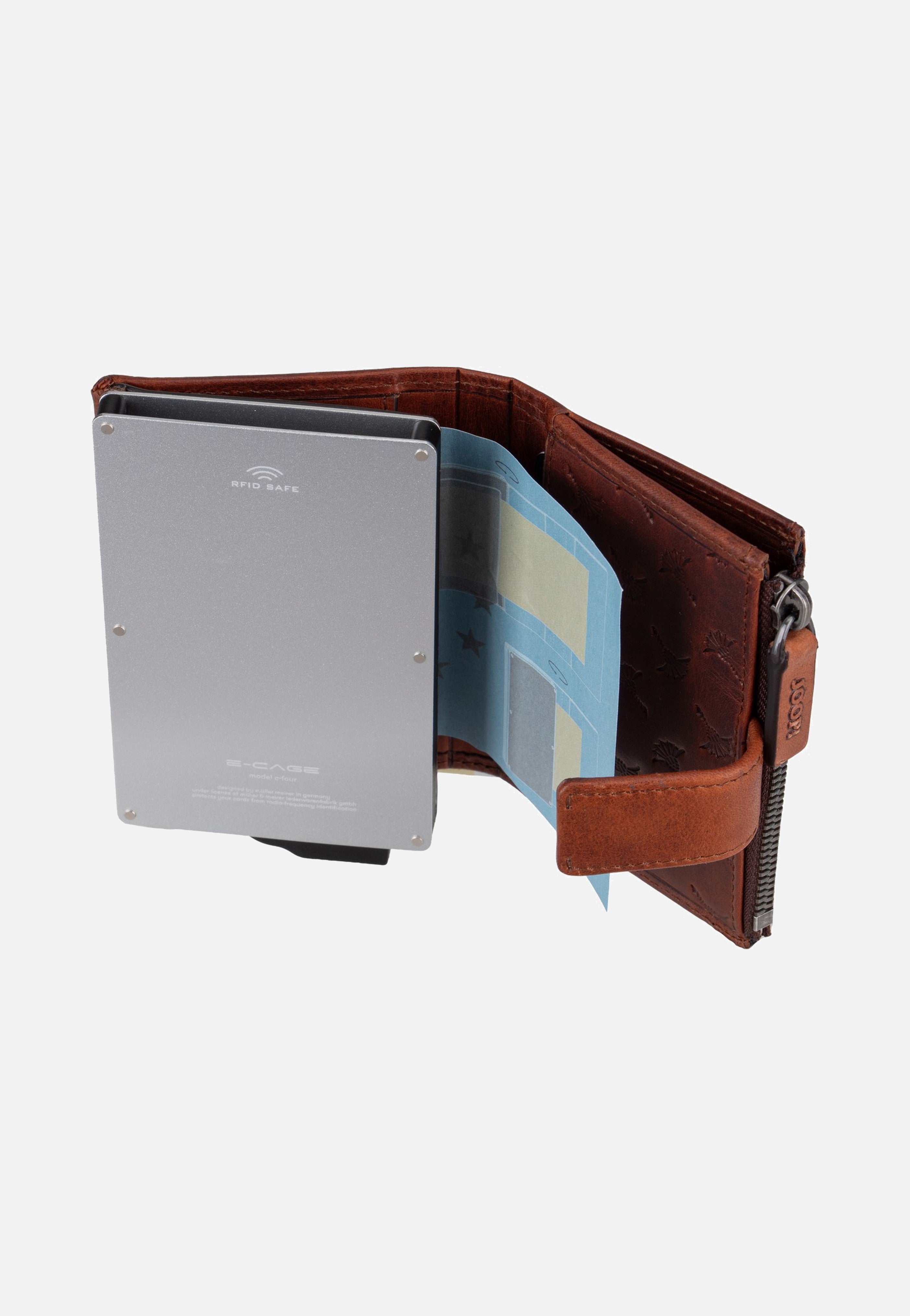 Joop Cerratano C-Four E-Cage SV8 Cognac Portemonnaie