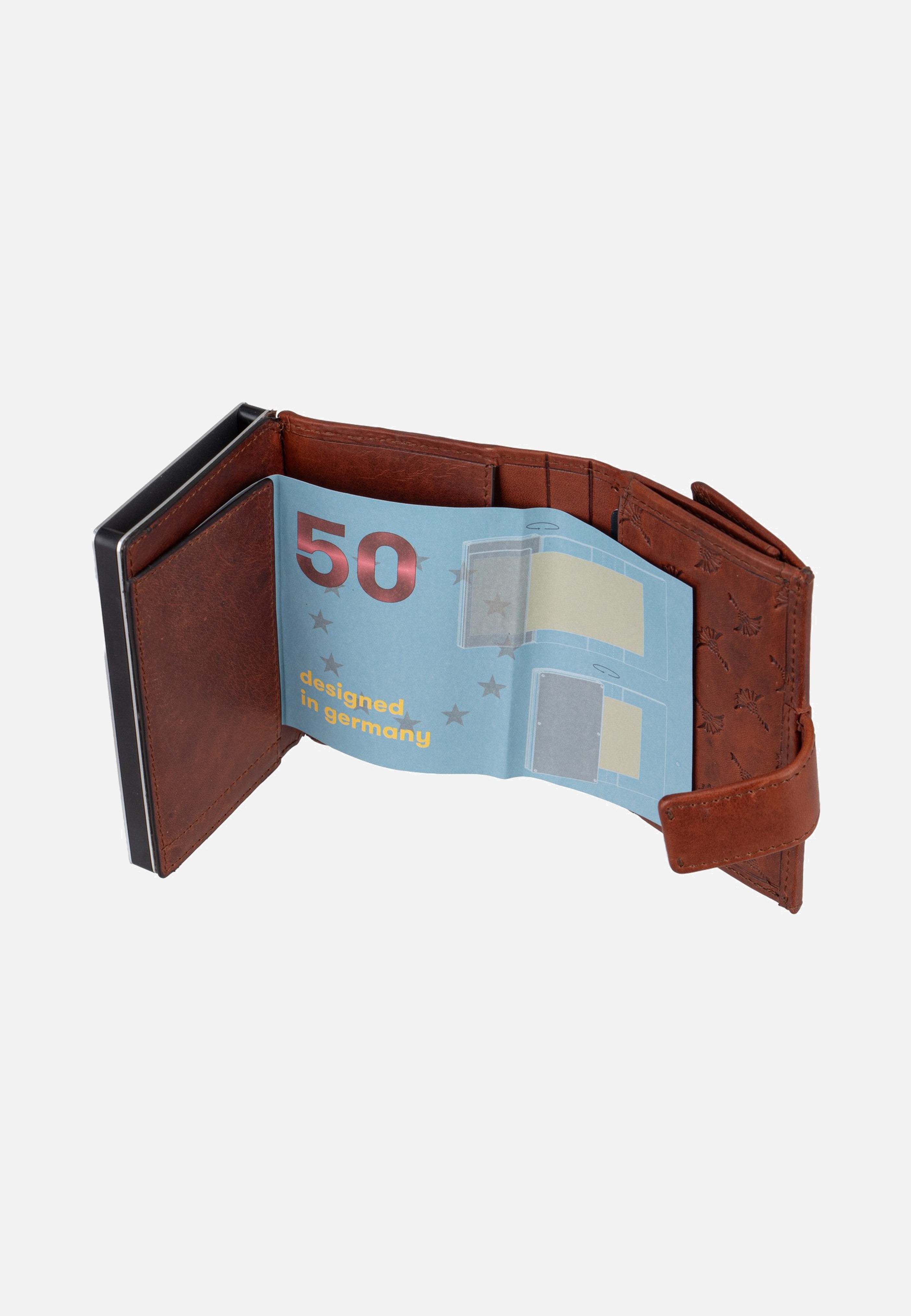 Joop Cerratano C-Three E-Cage SV8 Cognac Portemonnaie