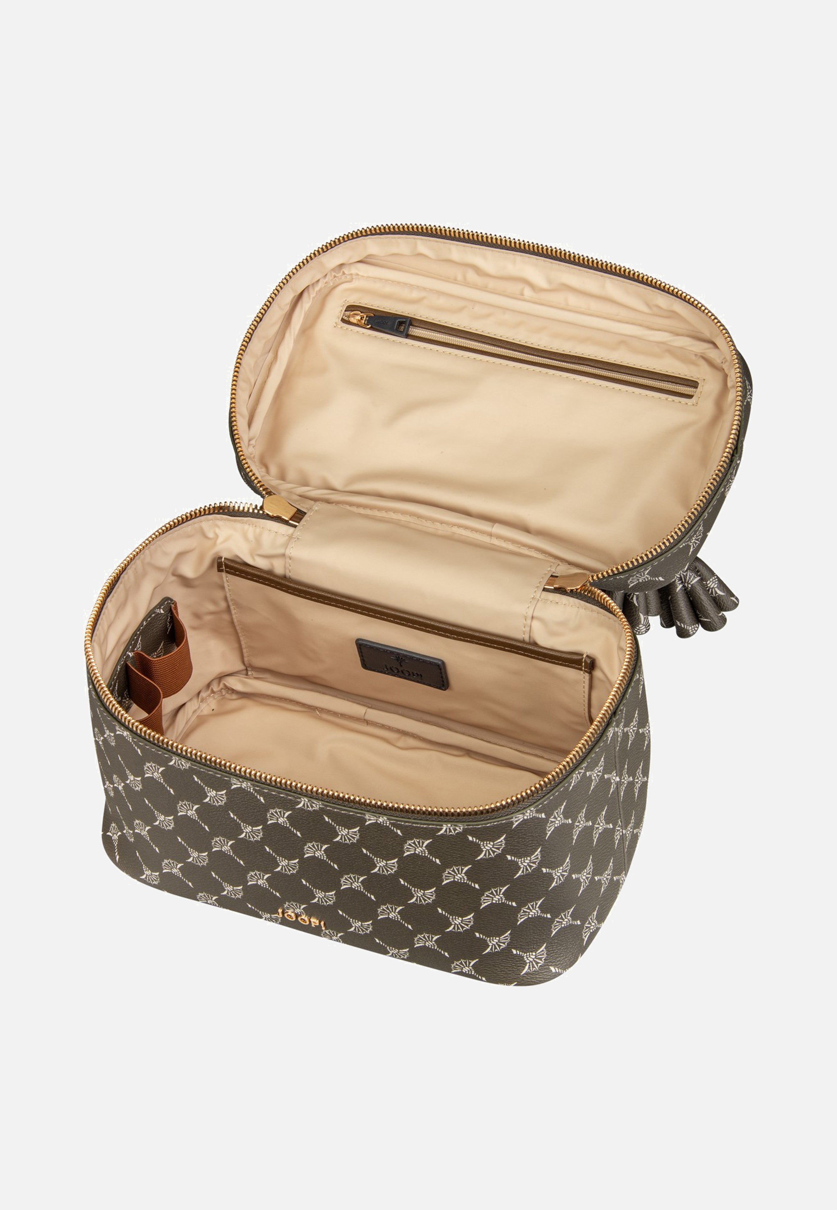 Joop - Cortina 1.0 Flora Washbag MHZ Burnt Olive - Toiletry Bag | Women-Image