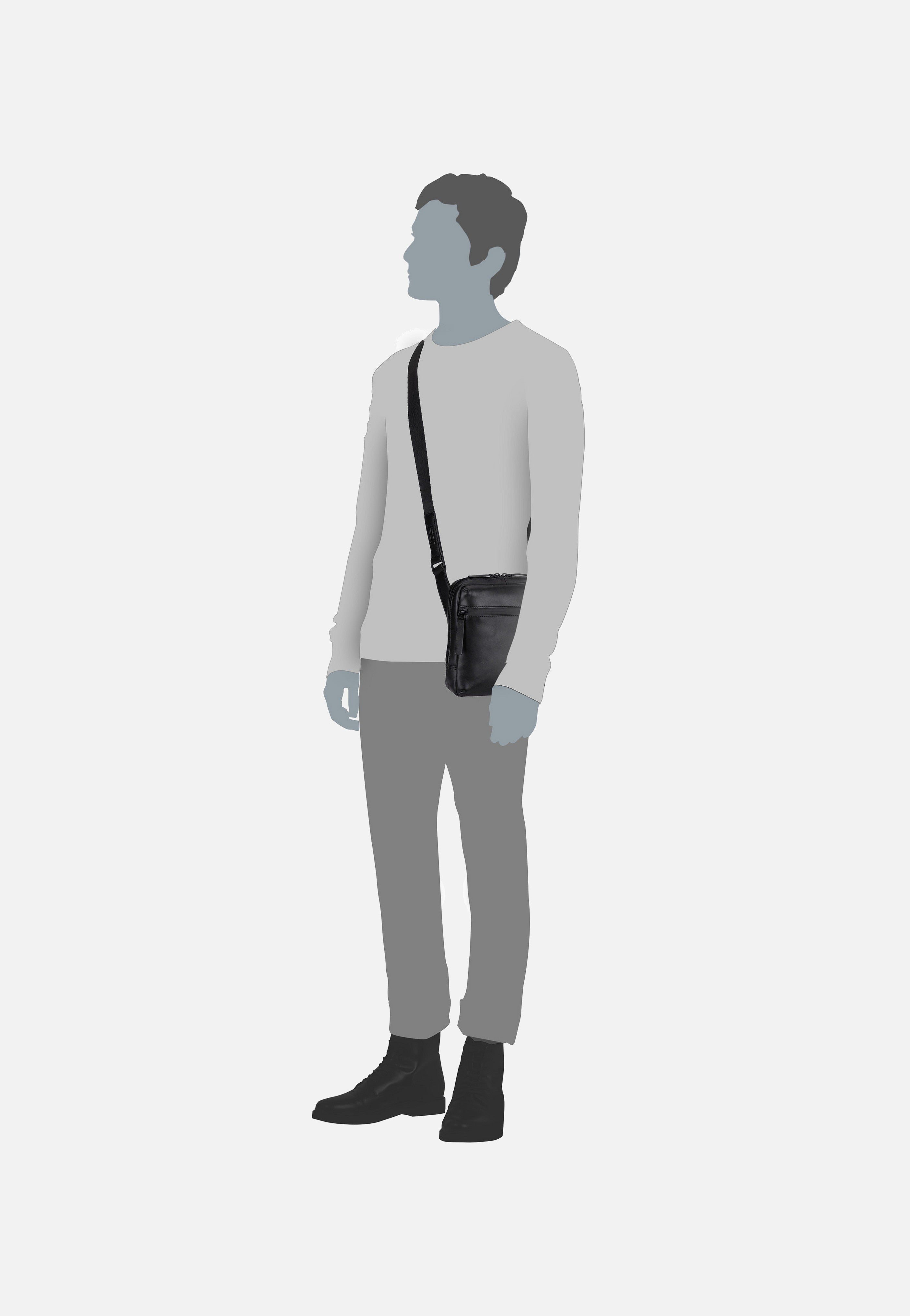 Jost - Aarhus 9121 Schwarz - Shoulder Bag | Men-Image