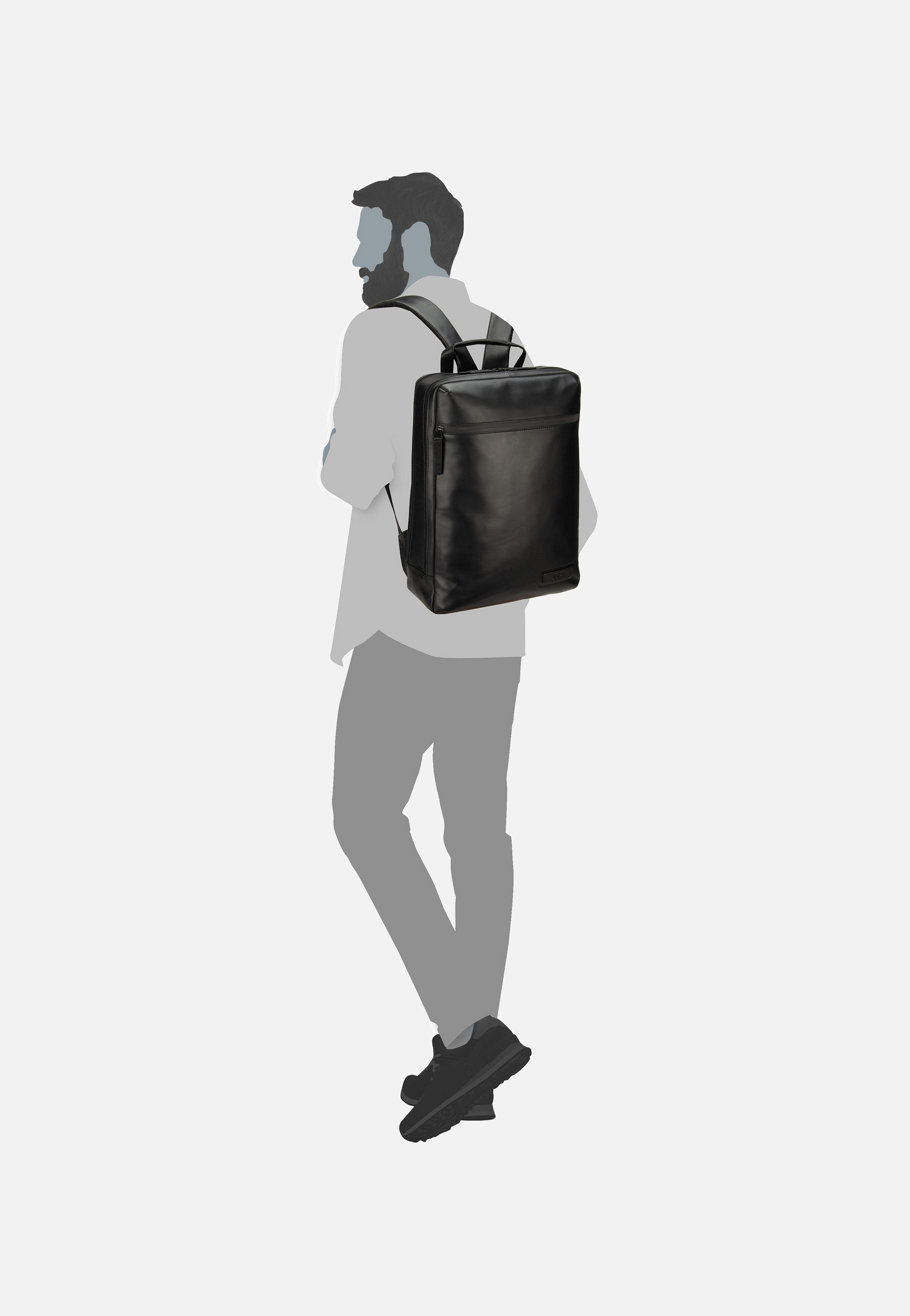Jost - Aarhus 9125 Schwarz - Backpack | Men-Image