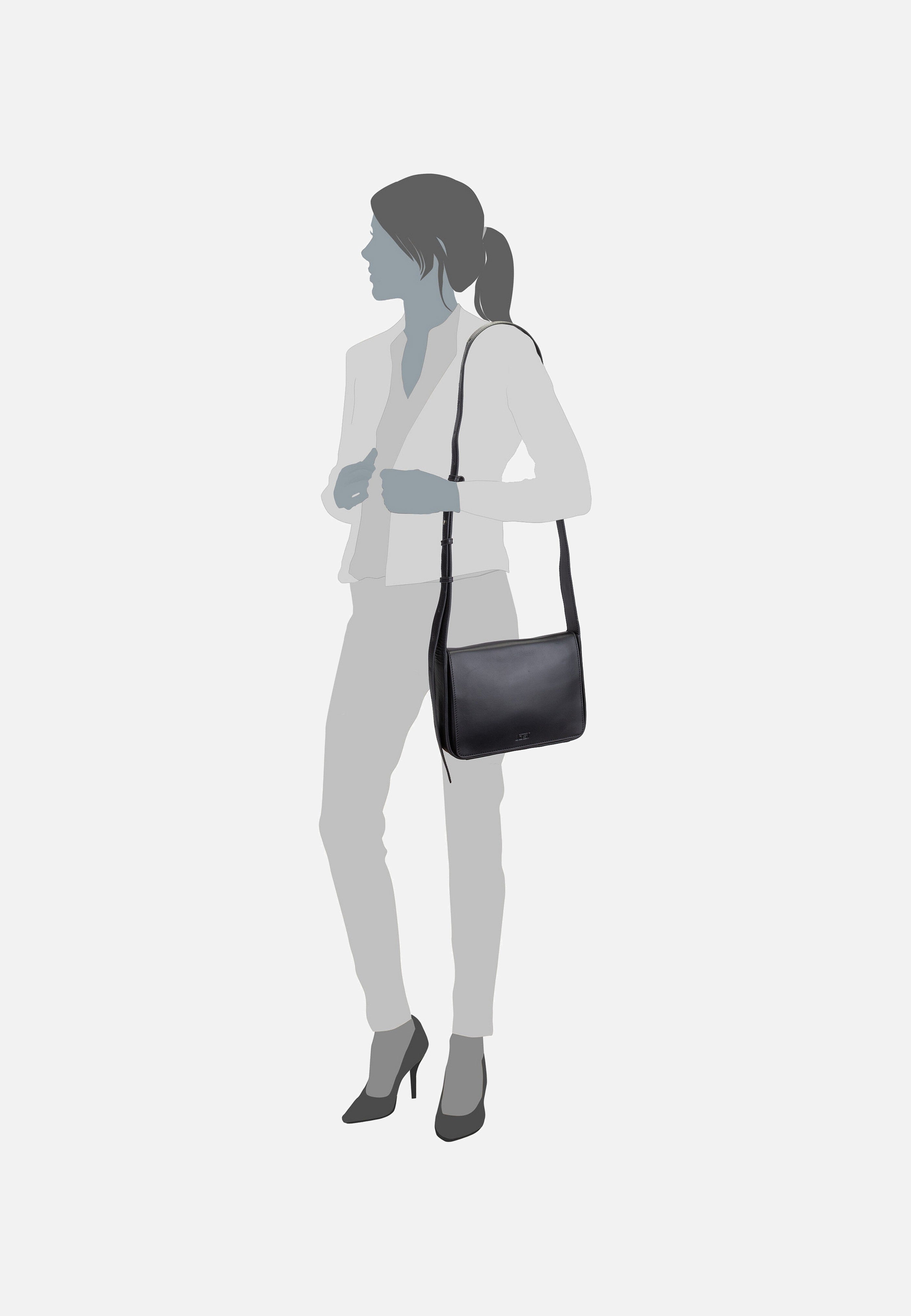 Jost - Arva 4304 Schwarz - Crossbody Bag | Neutral-Image