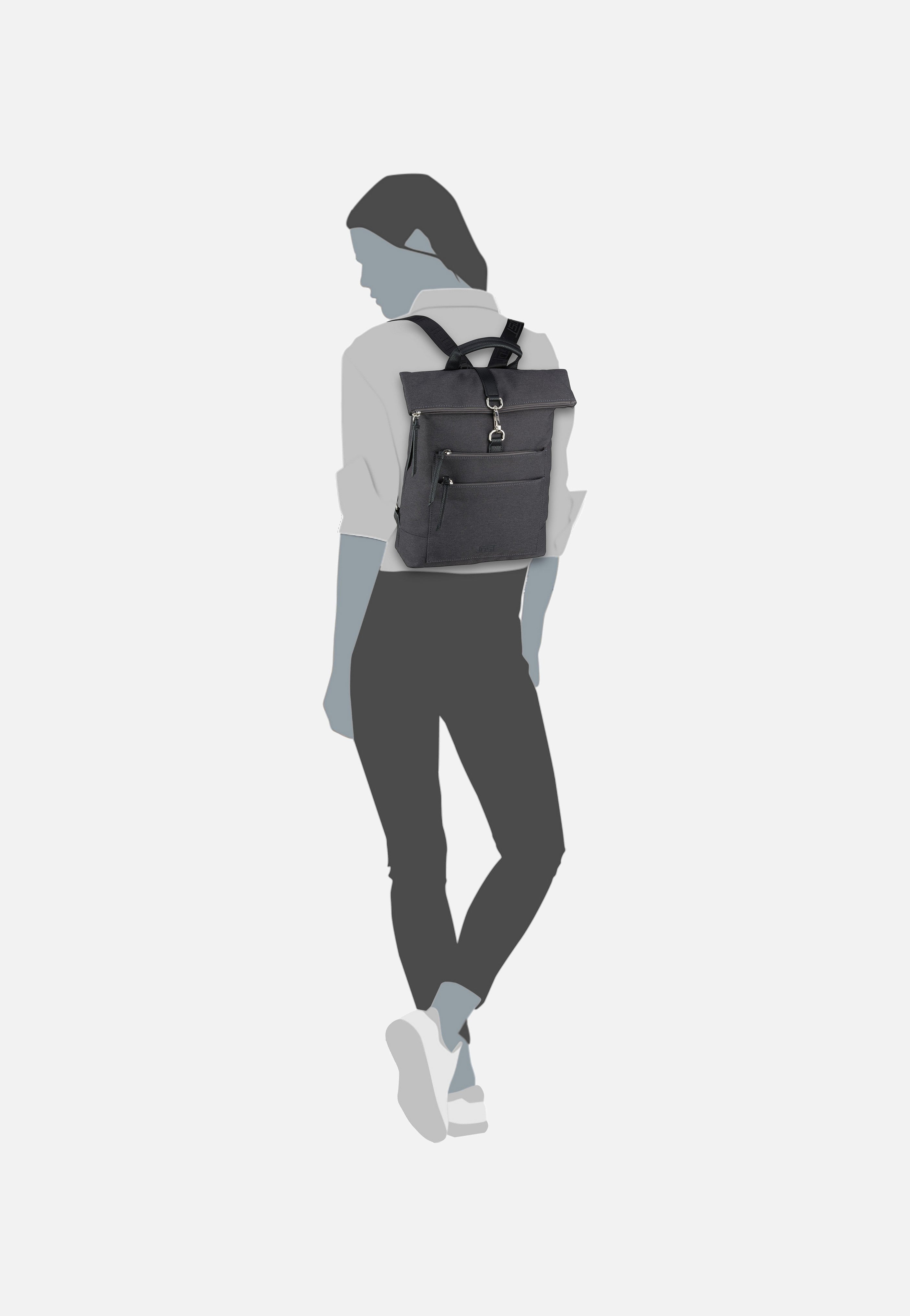Jost - Bergen 1144 Roll Up S Dark Grey - Rolltop Backpack | Neutral-Image