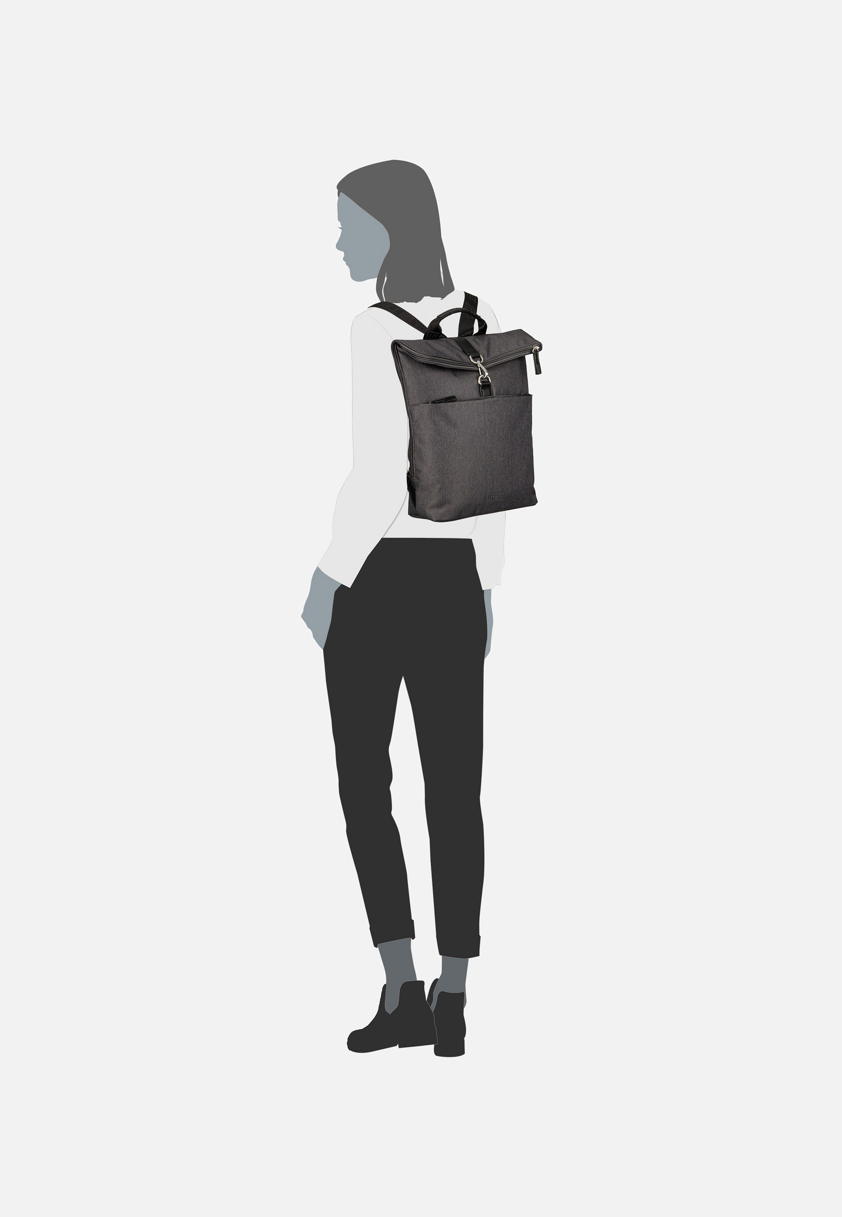 Jost - Bergen 1606 Dunkelgrau - Rolltop Backpack | Neutral-Image