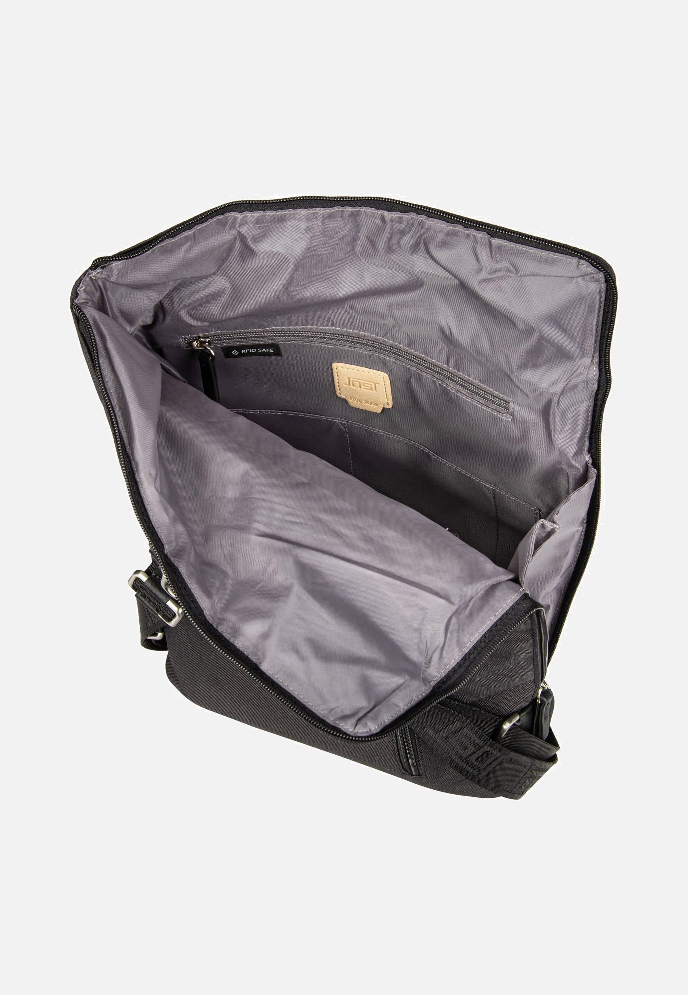 Jost - Bergen 1606 Schwarz - Rolltop Backpack | Neutral-Image